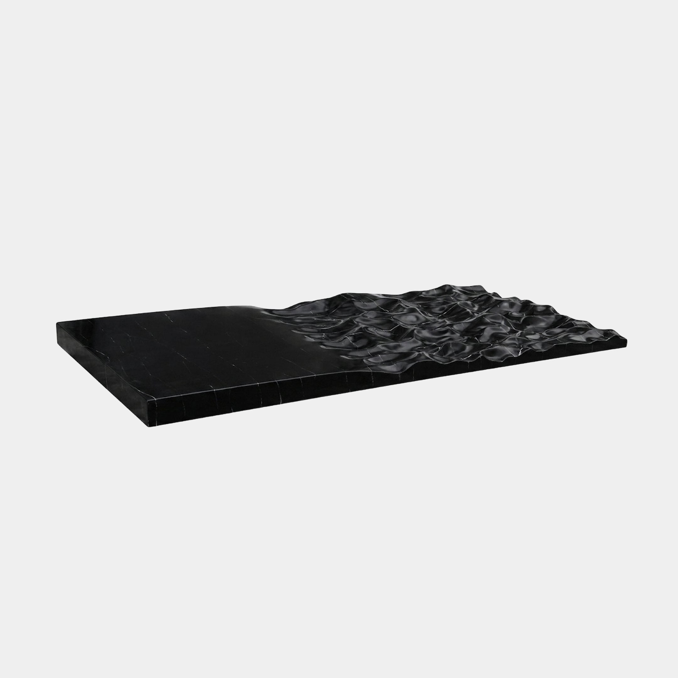 Delphine Black Abstract Sculpture - 240cm