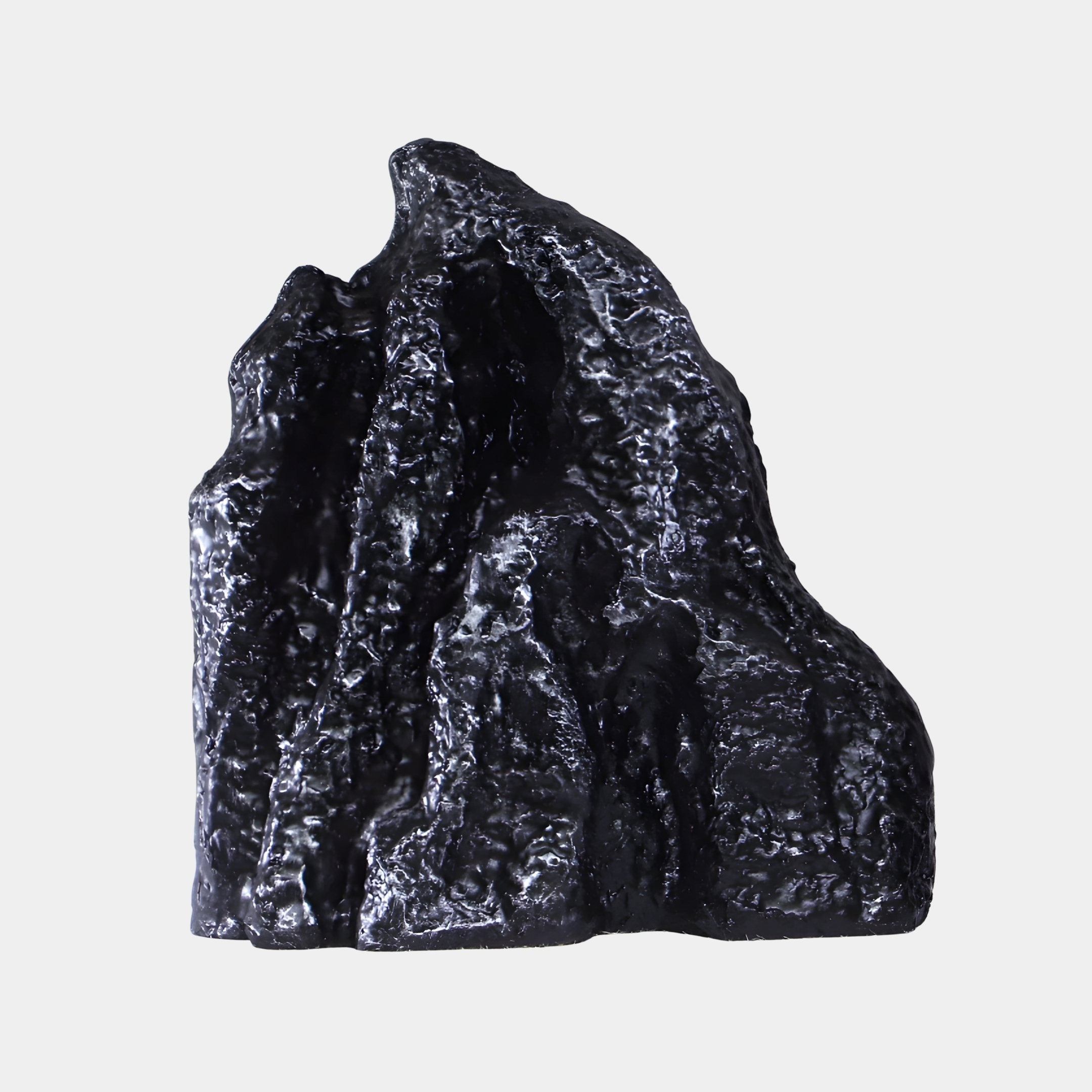 Hadley Black Rock Sculpture - 35cm