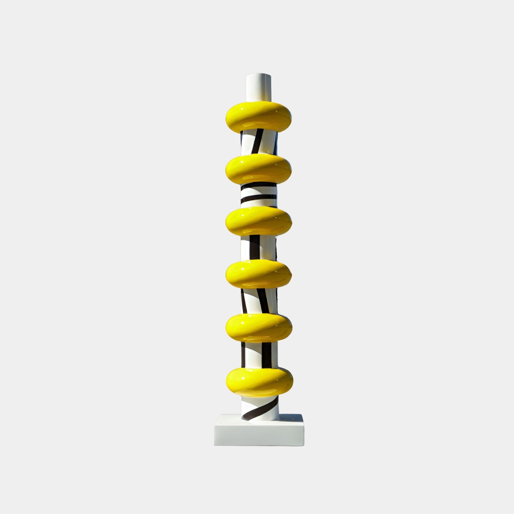 Jardine Yellow Abstract Sculpture - 194cm