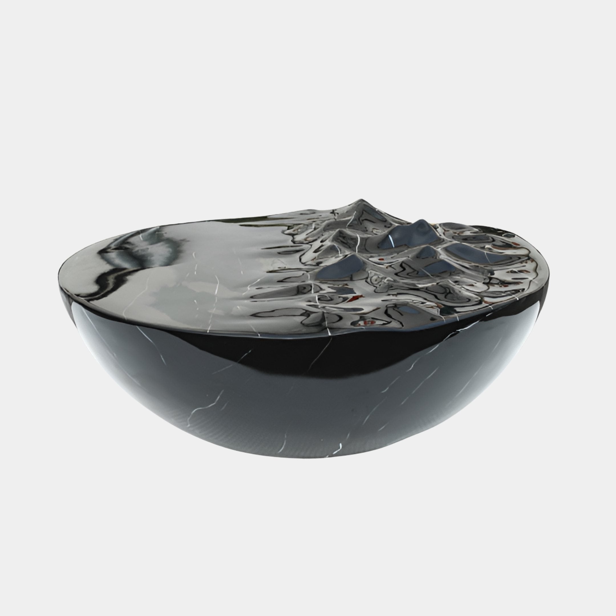 Quill Black Bowl Sculpture - 85cm