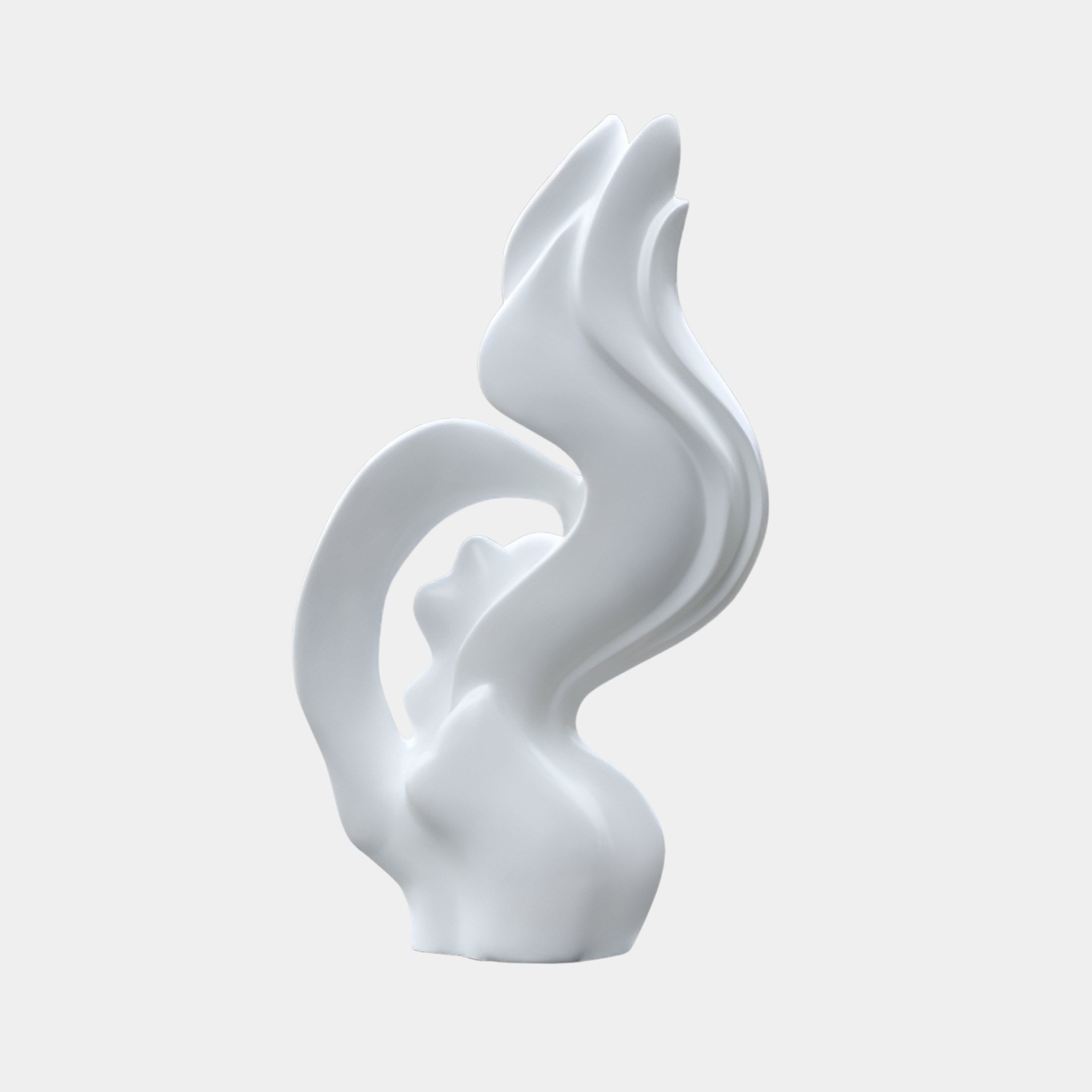 Redmond White Abstract Sculpture - 147cm