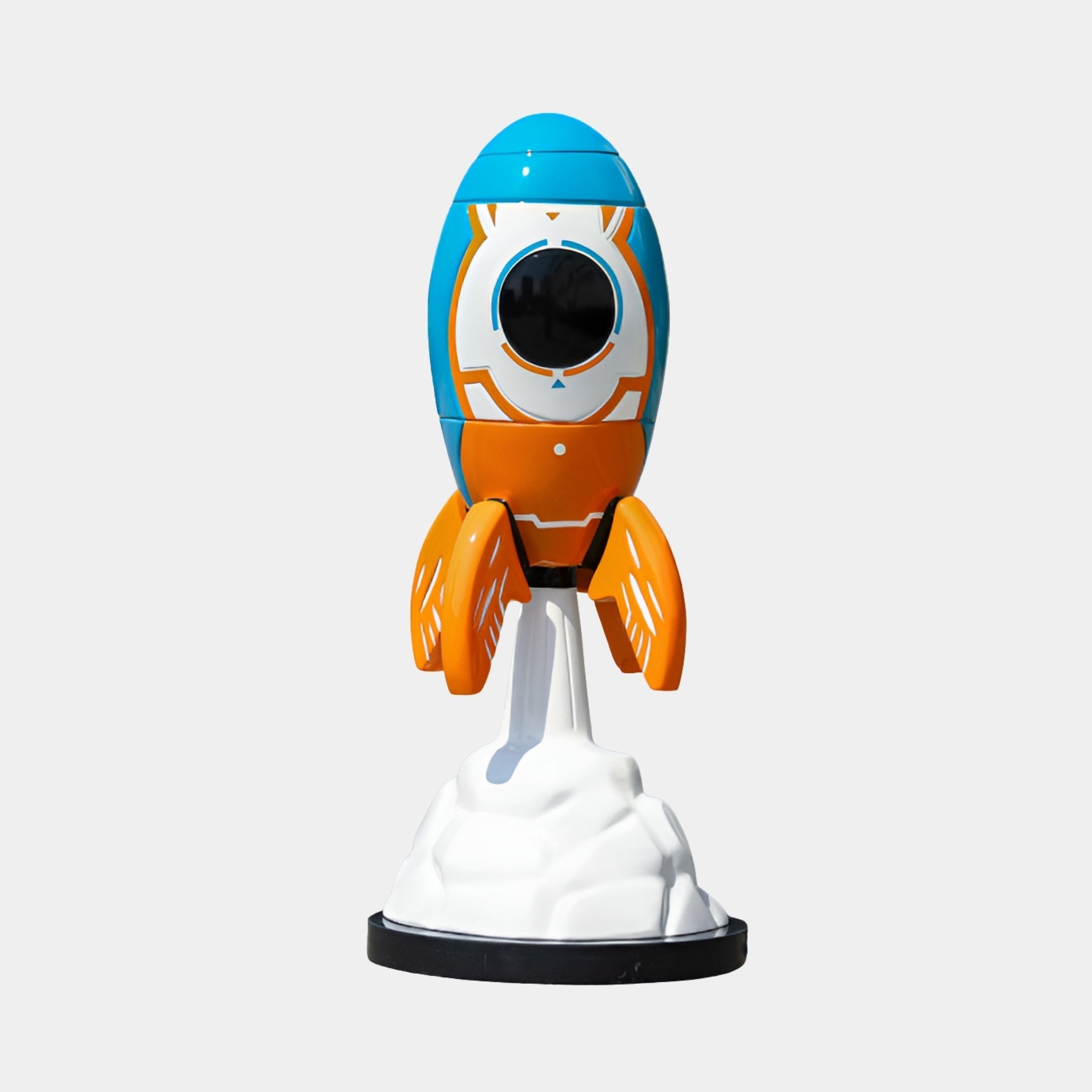Rilke Orange Rocket Sculpture - 90cm