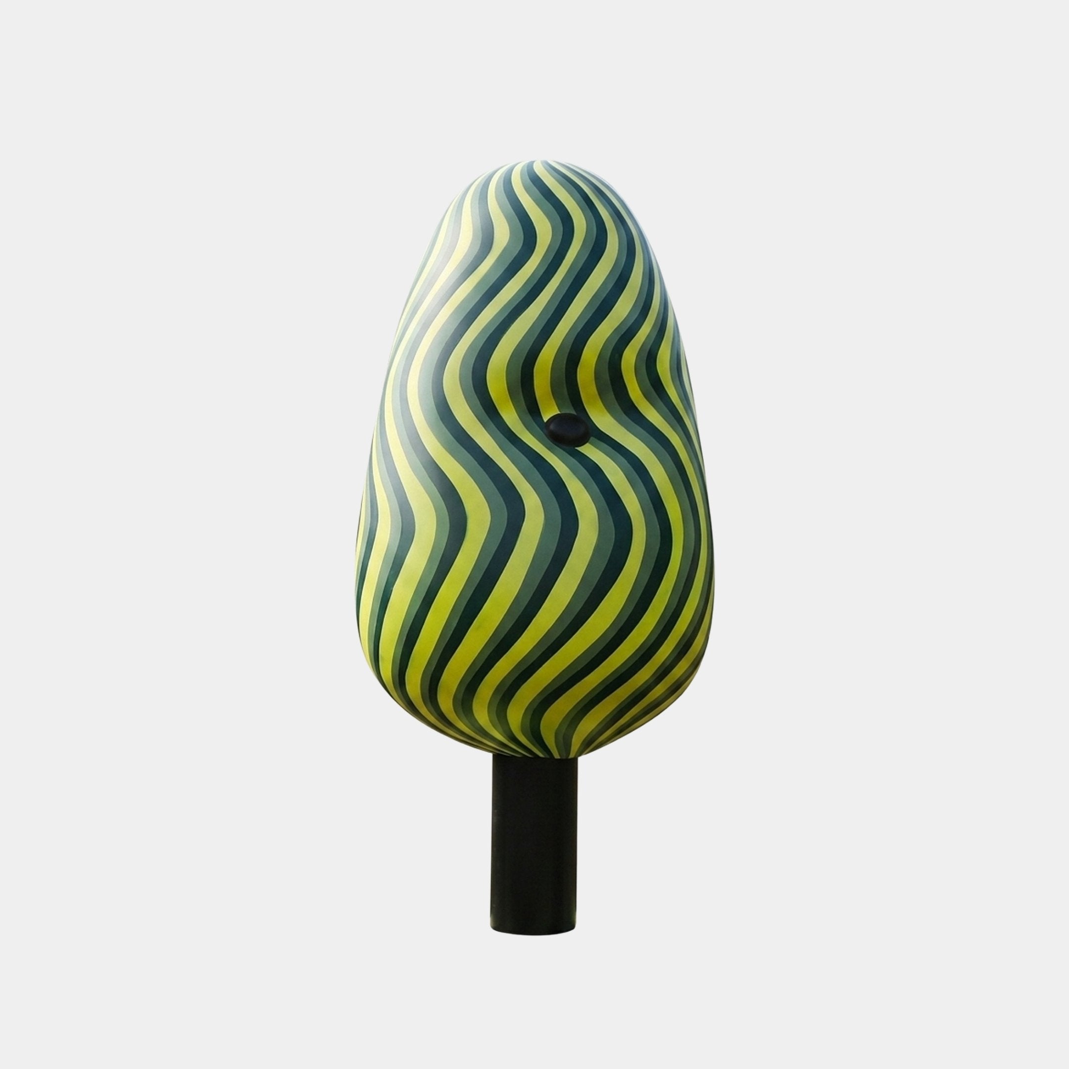 Badgworth Green & Yellow Gourd Sculpture - 65cm