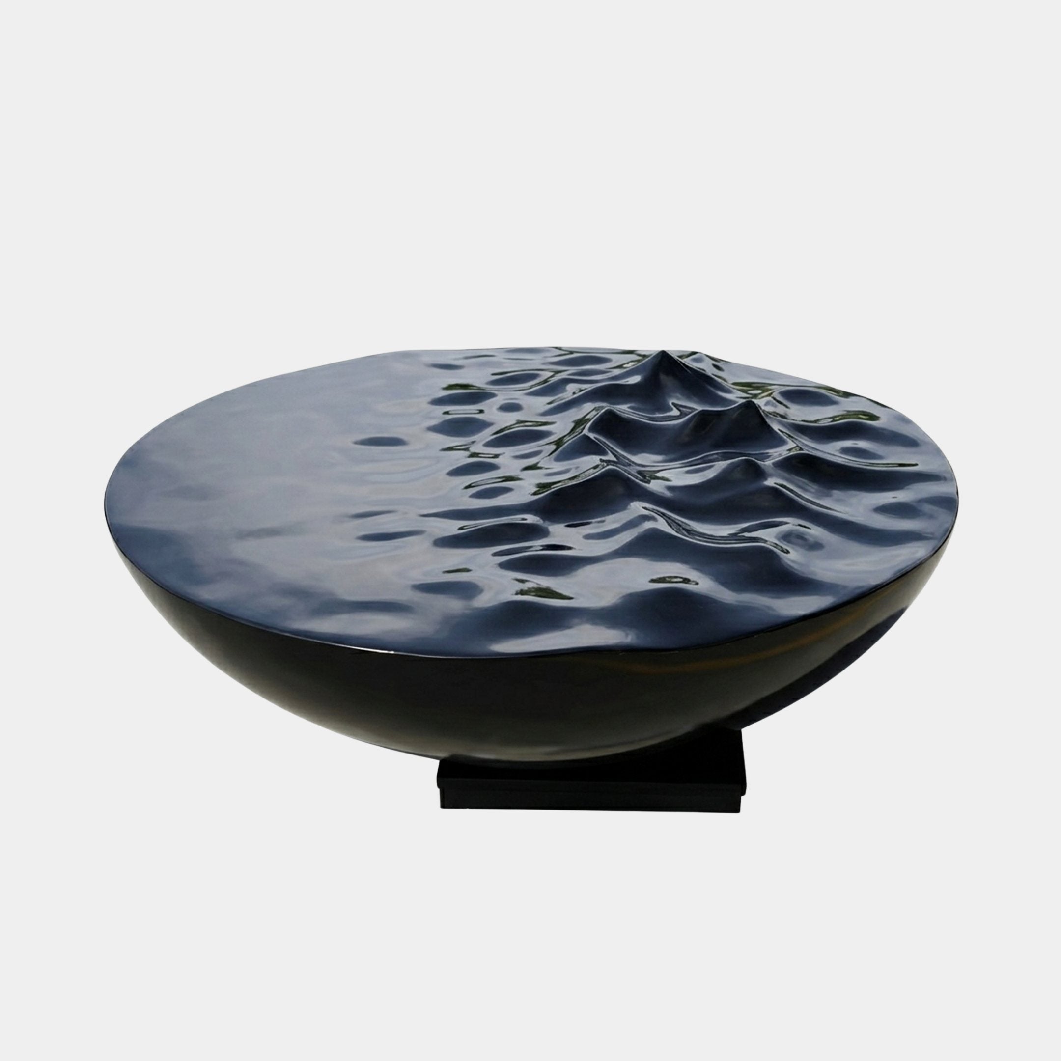 Solden Black Bowl Sculpture - 135cm