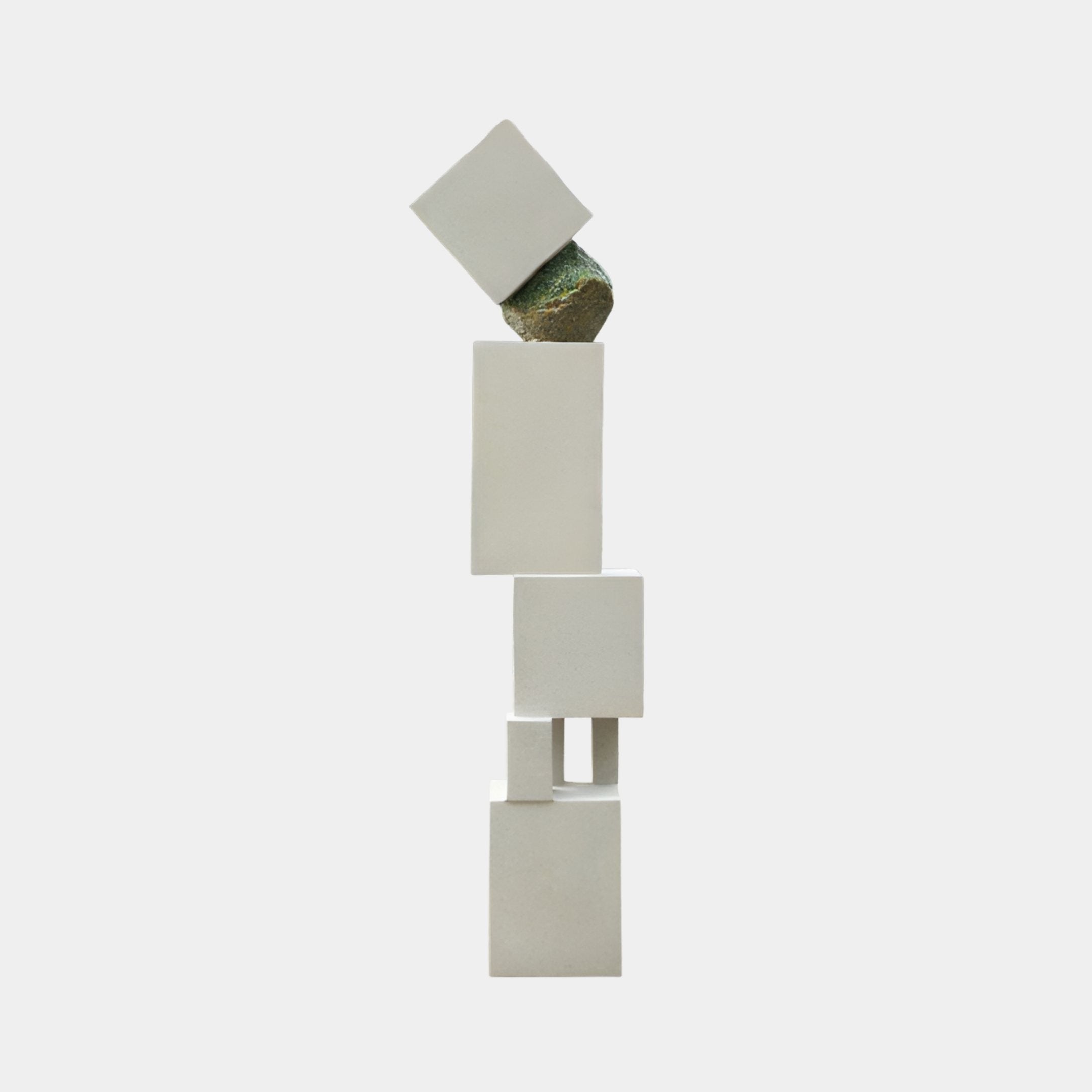 Gilroy Silver Geometric Sculpture - 200cm