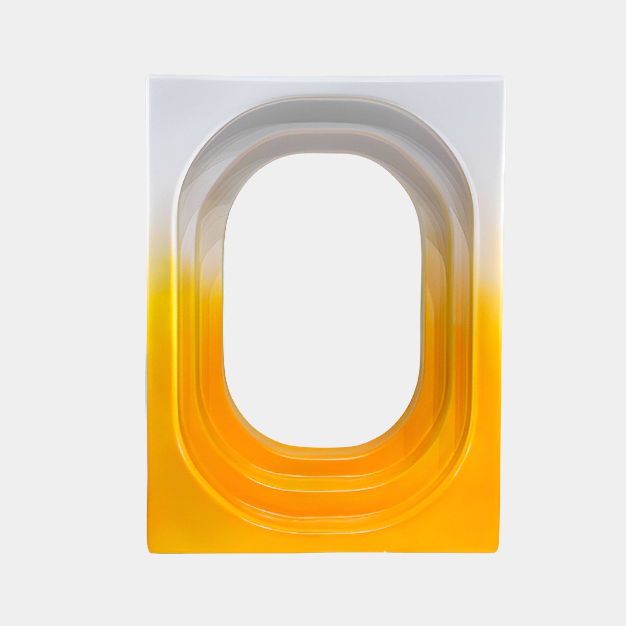 Orla Orange Abstract Sculpture - 90cm