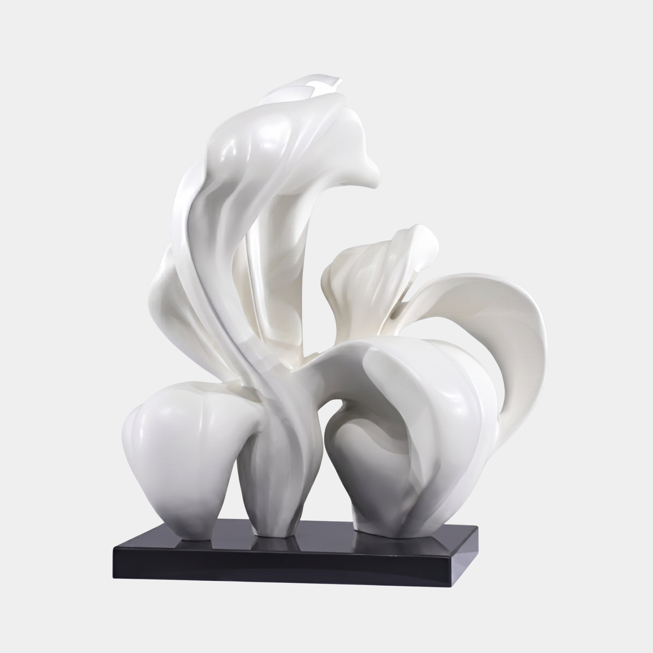 Sennan White Organic Sculpture - 70cm