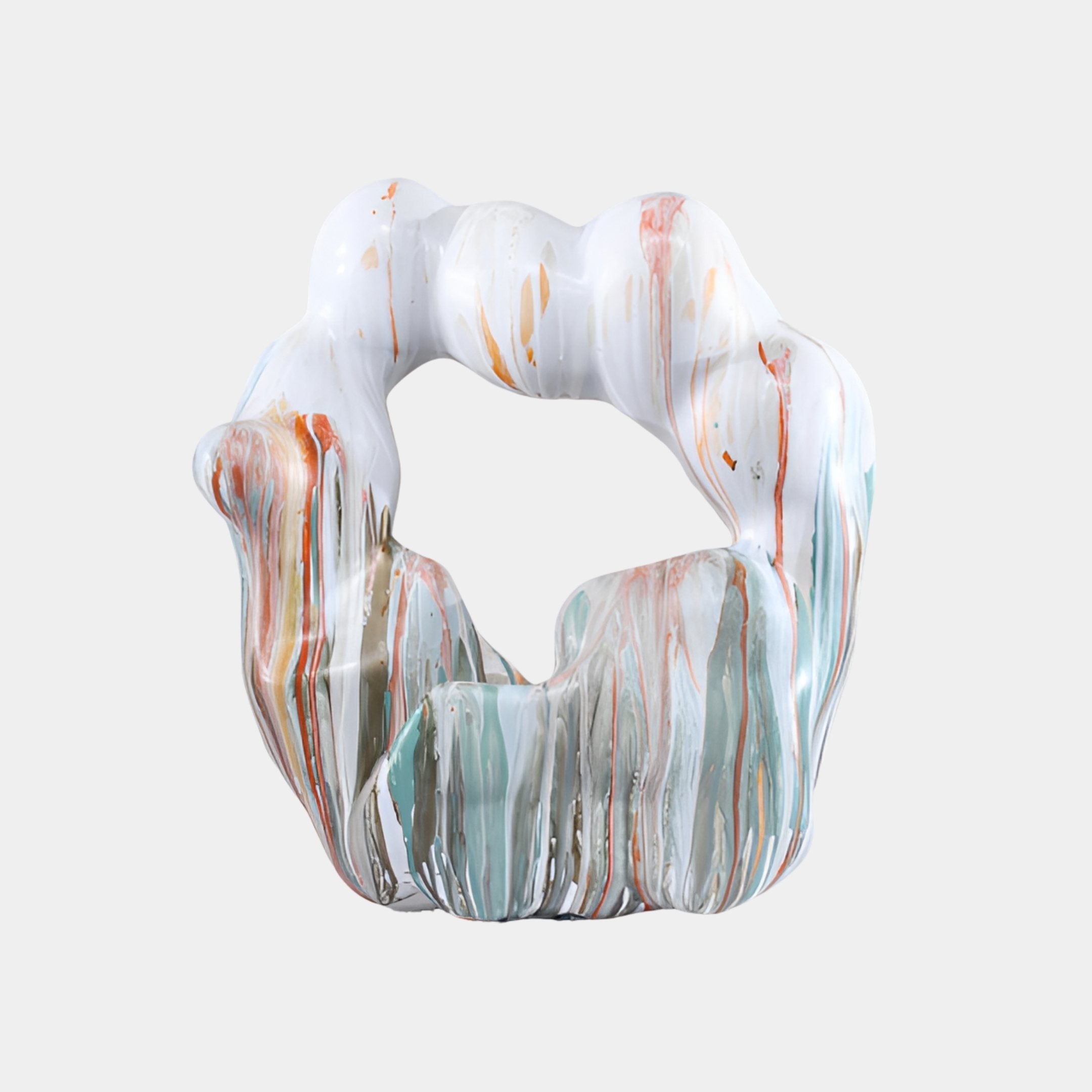 Bellfor White Organic Sculpture - 49cm