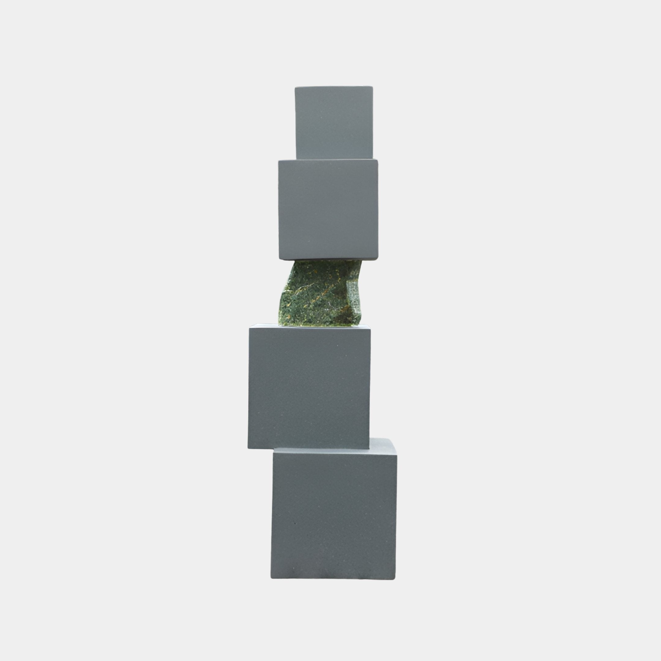 Cardrew Grey Geometric Sculpture - 180cm