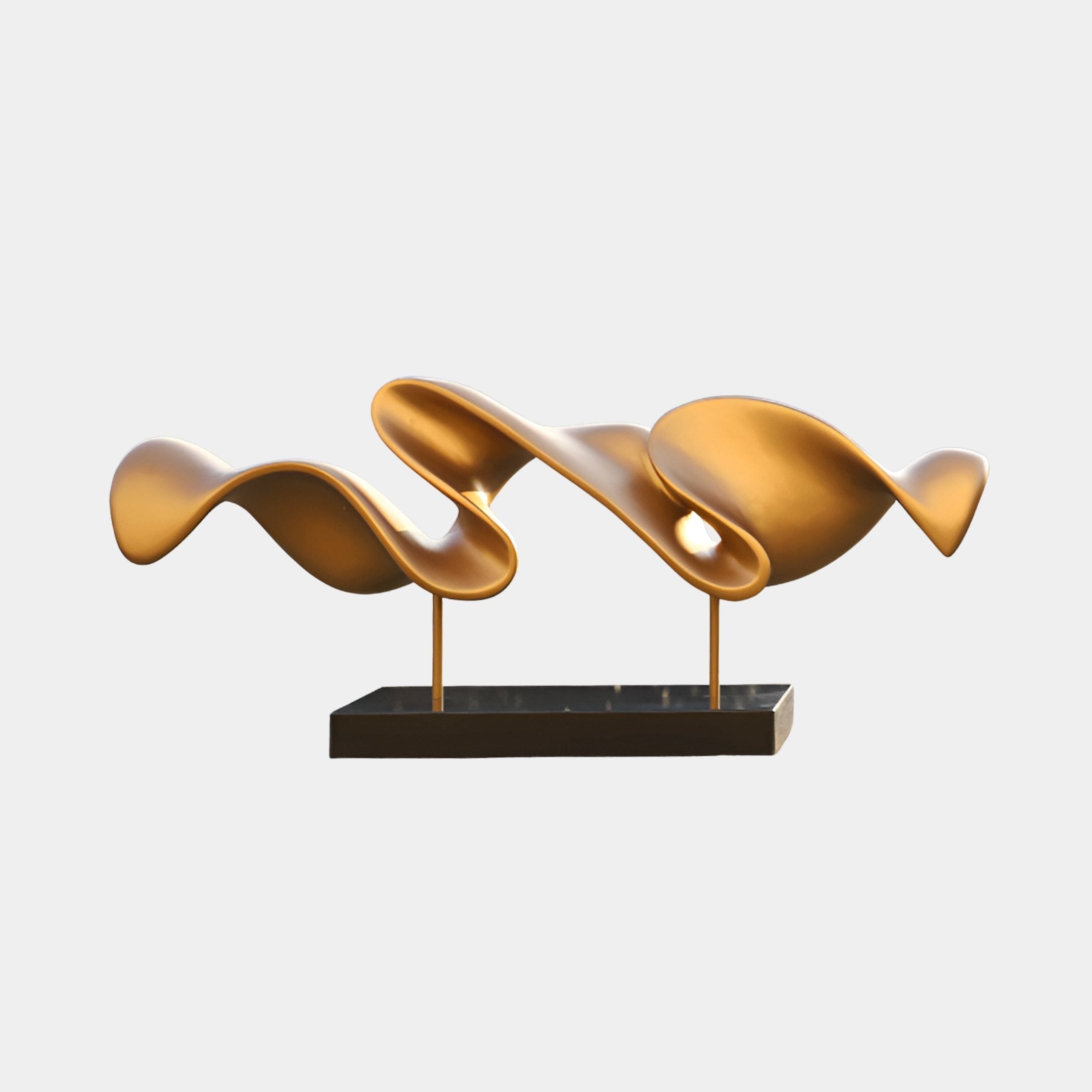 Hartley Gold Organic Sculpture - 121cm