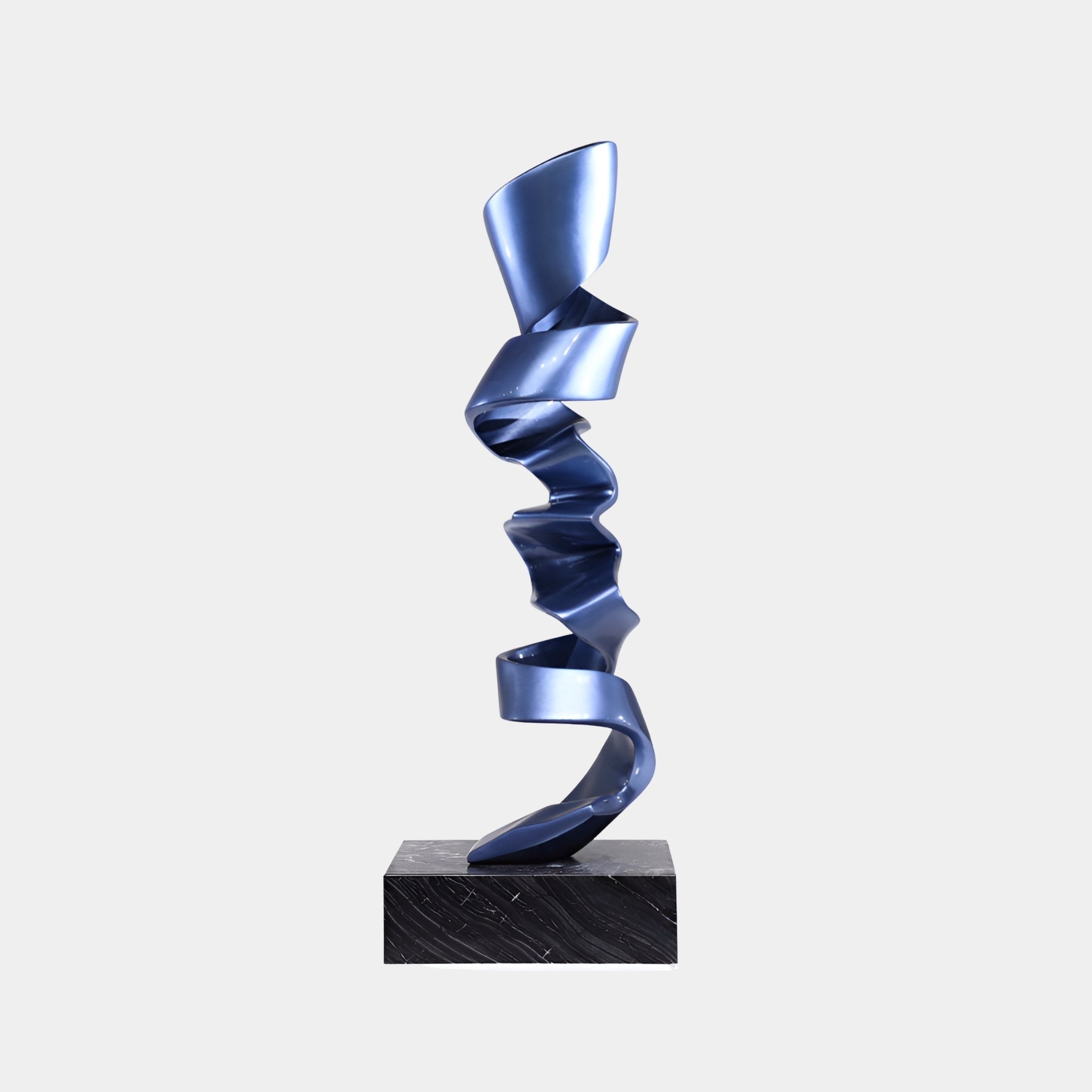 Fairmont Blue & Silver Organic Sculpture - 140cm