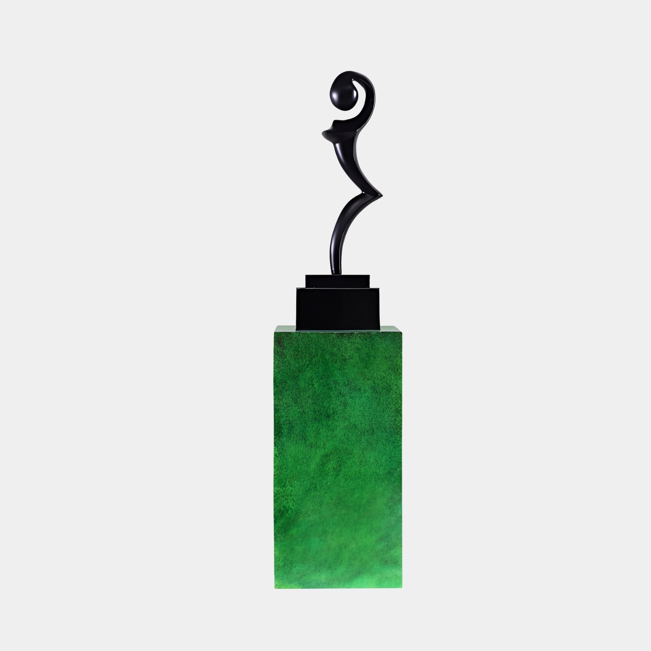 Wenlock Black Abstract Sculpture - 142cm