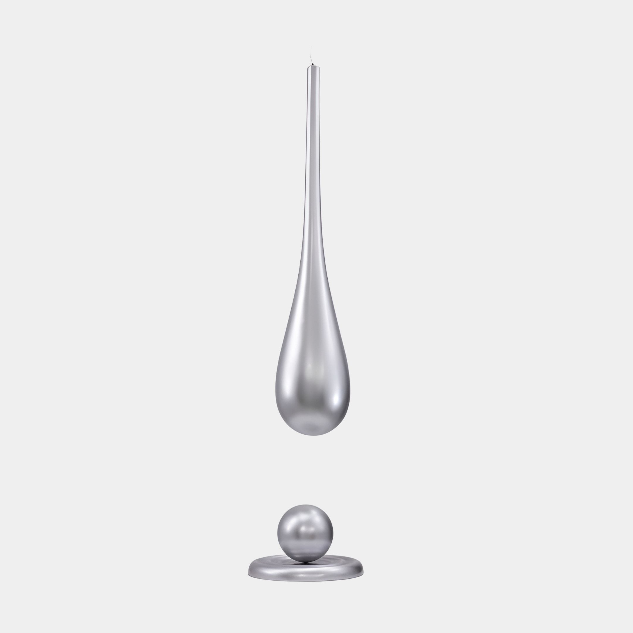 Fenleigh Silver Organic Sculpture - 103cm
