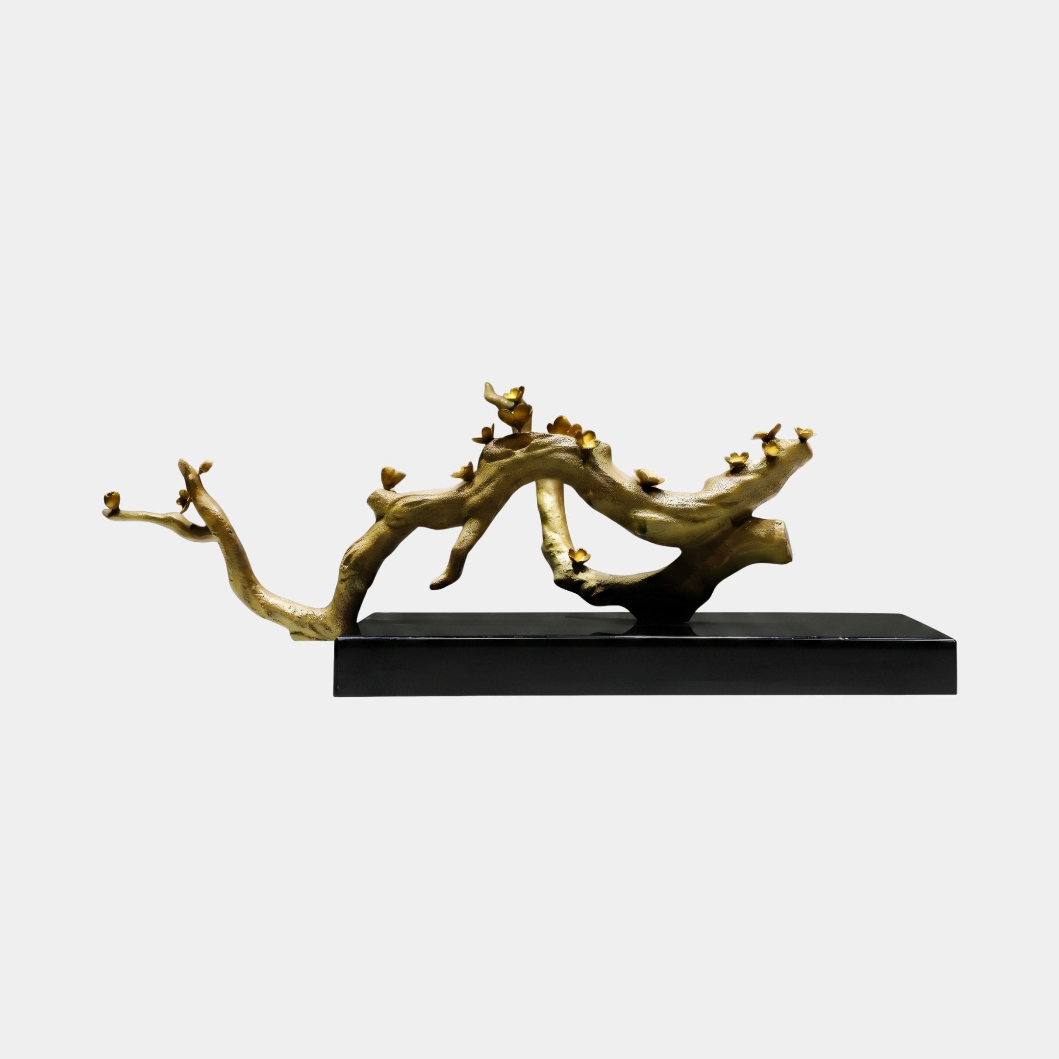 Bough Gold Abstract Sculpture - 66cm