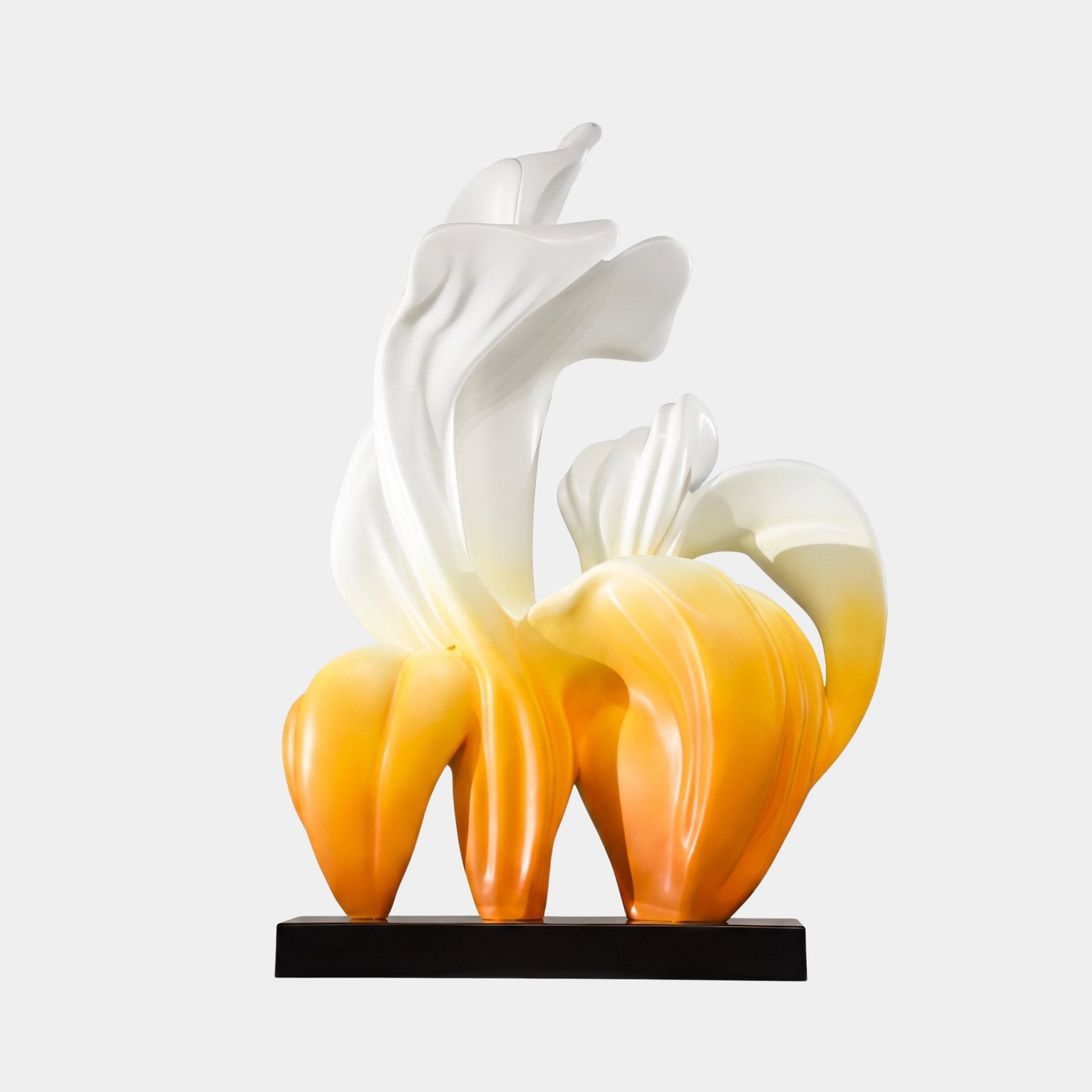 Yattendon Orange Flame Sculpture - 100cm