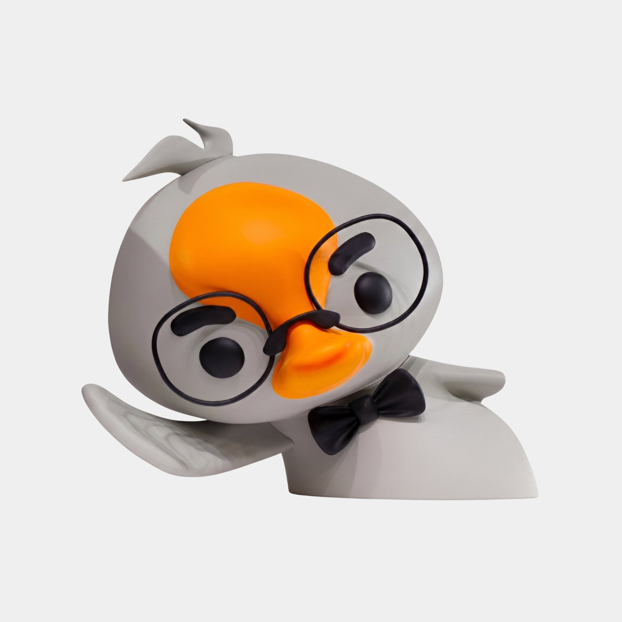 Cavendish Grey & Orange Owl Sculpture - 60cm