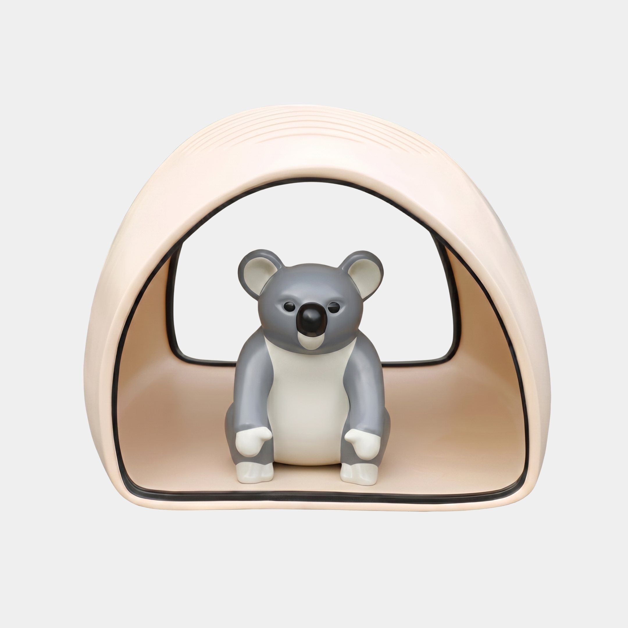 Polperro Cream & Grey Koala Sculpture - 160cm