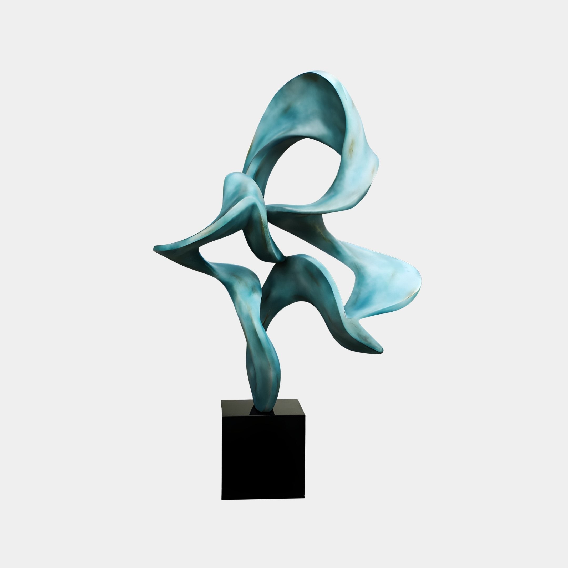 Vortex Blue Abstract Sculpture - 180cm