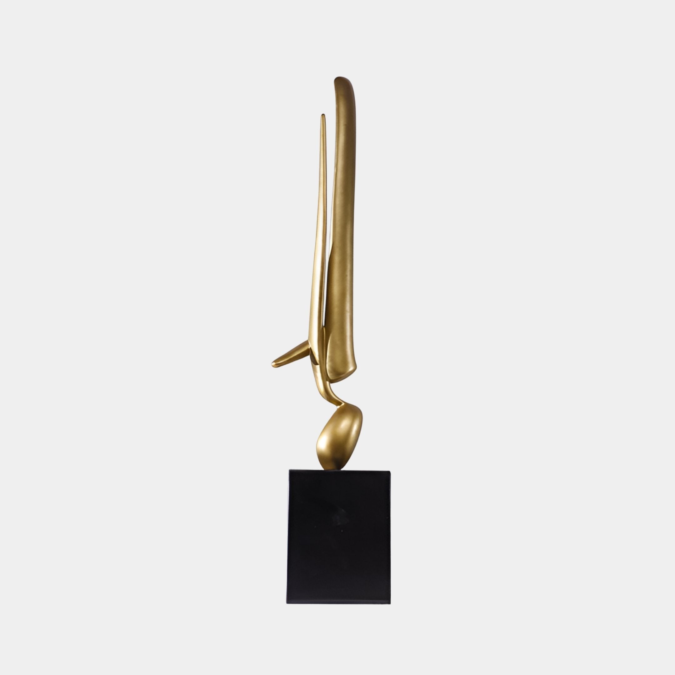 Gidleigh Gold Flame Sculpture - 105cm
