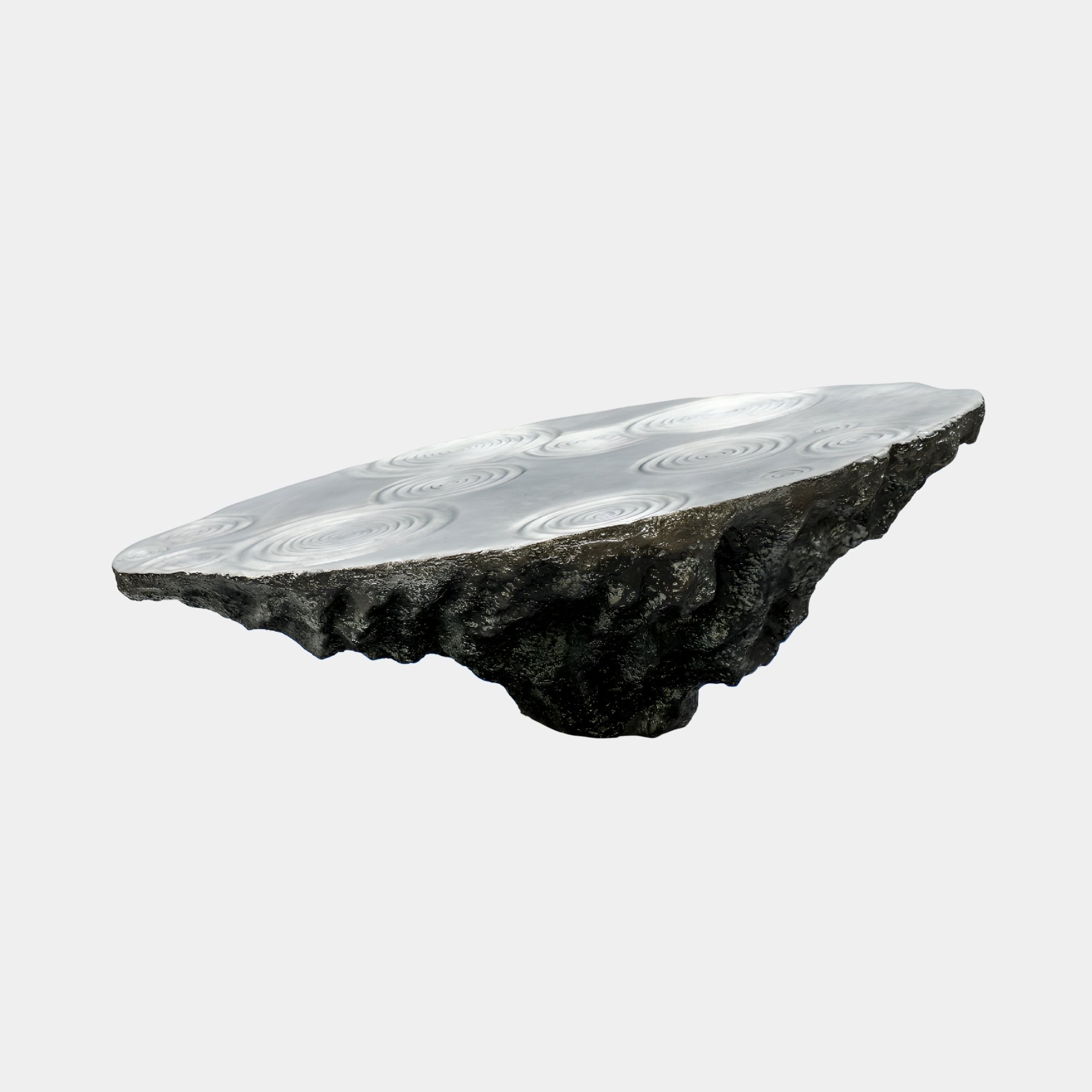 Hemyock Silver & Black Slate Dish - 130cm