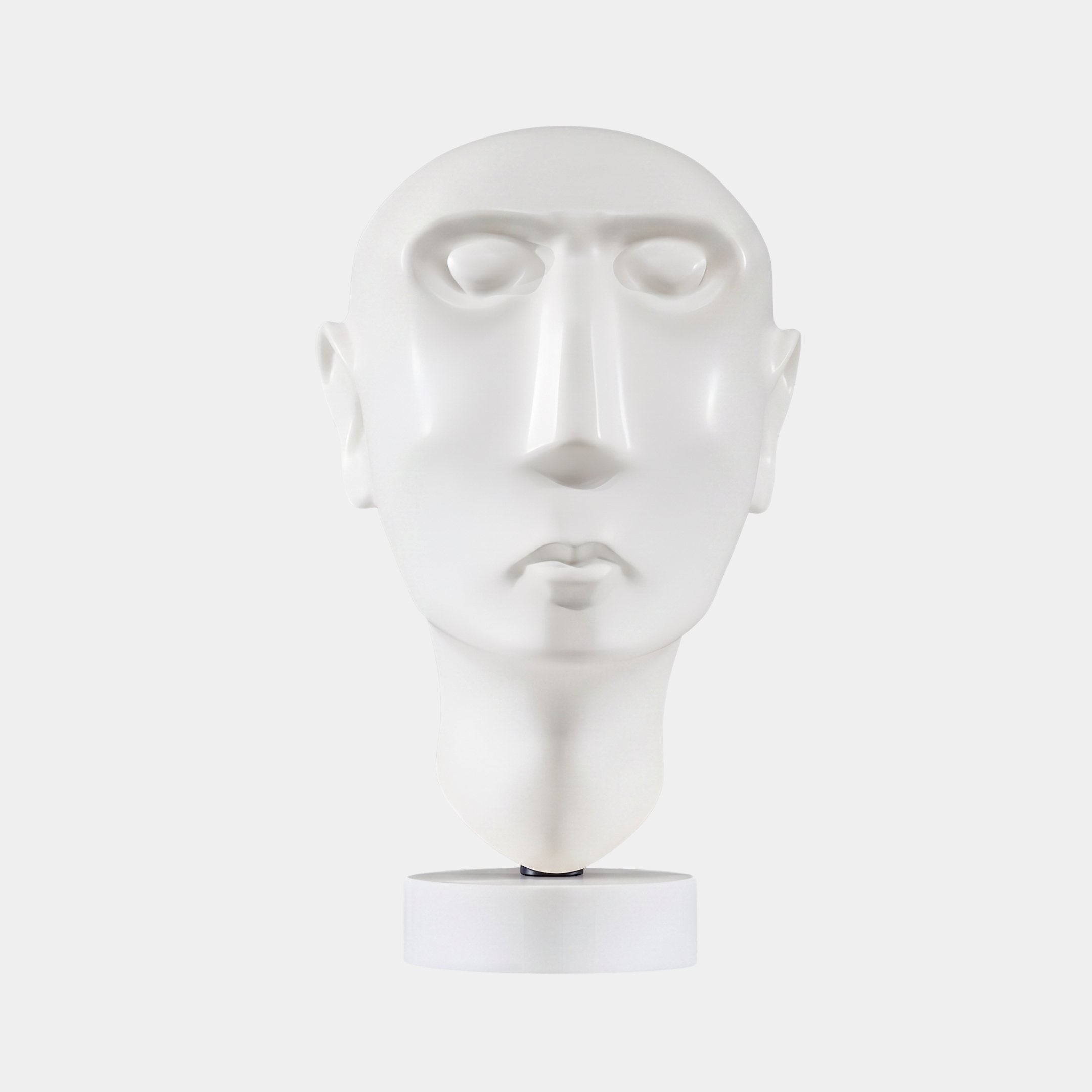 Ilsington White Head Sculpture - 50cm