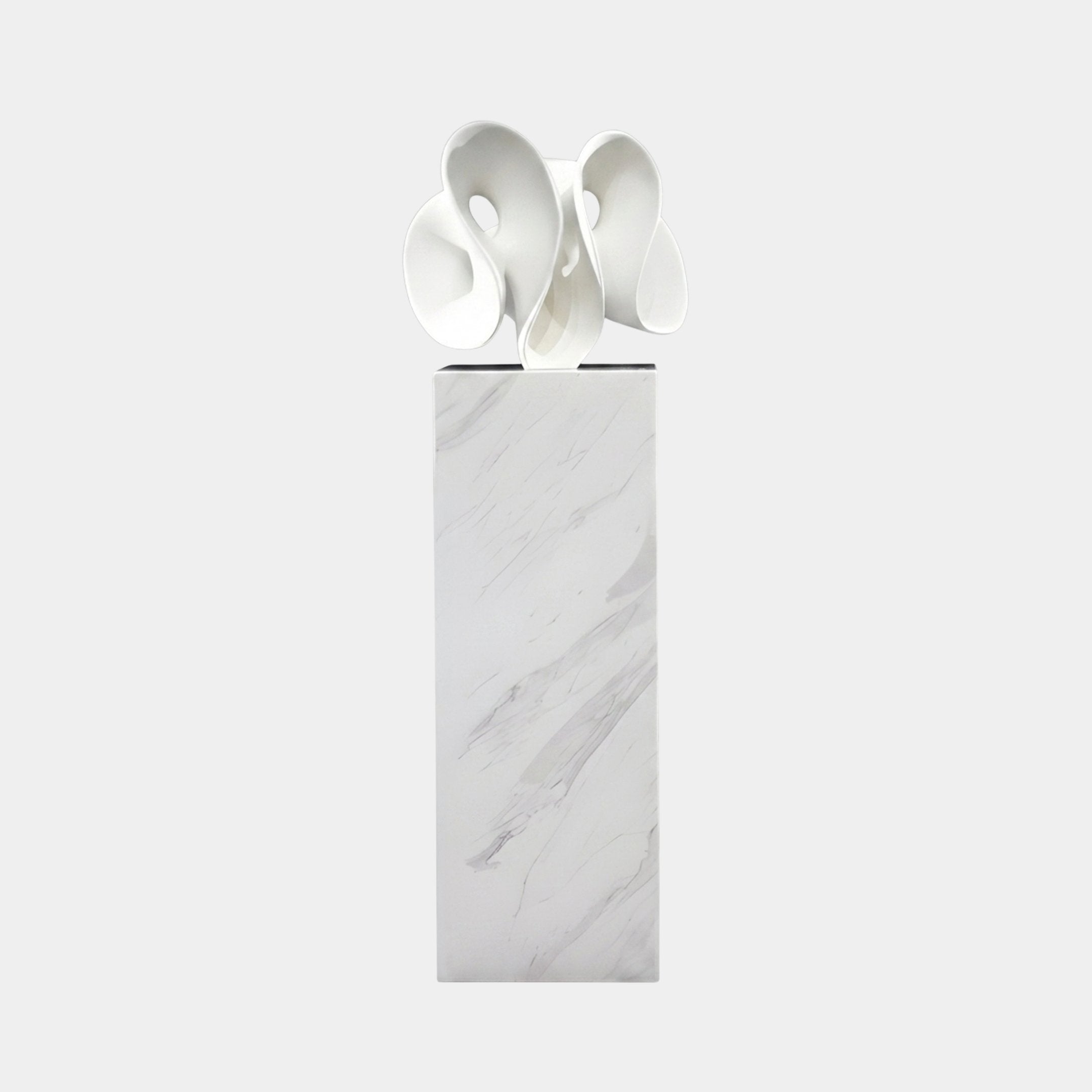 Kingsbridge Cream Flame Sculpture - 155cm