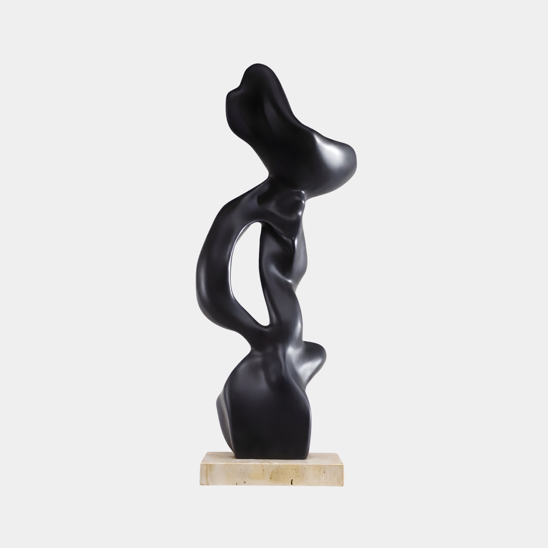 Cranleigh Black Abstract Sculpture - 120cm