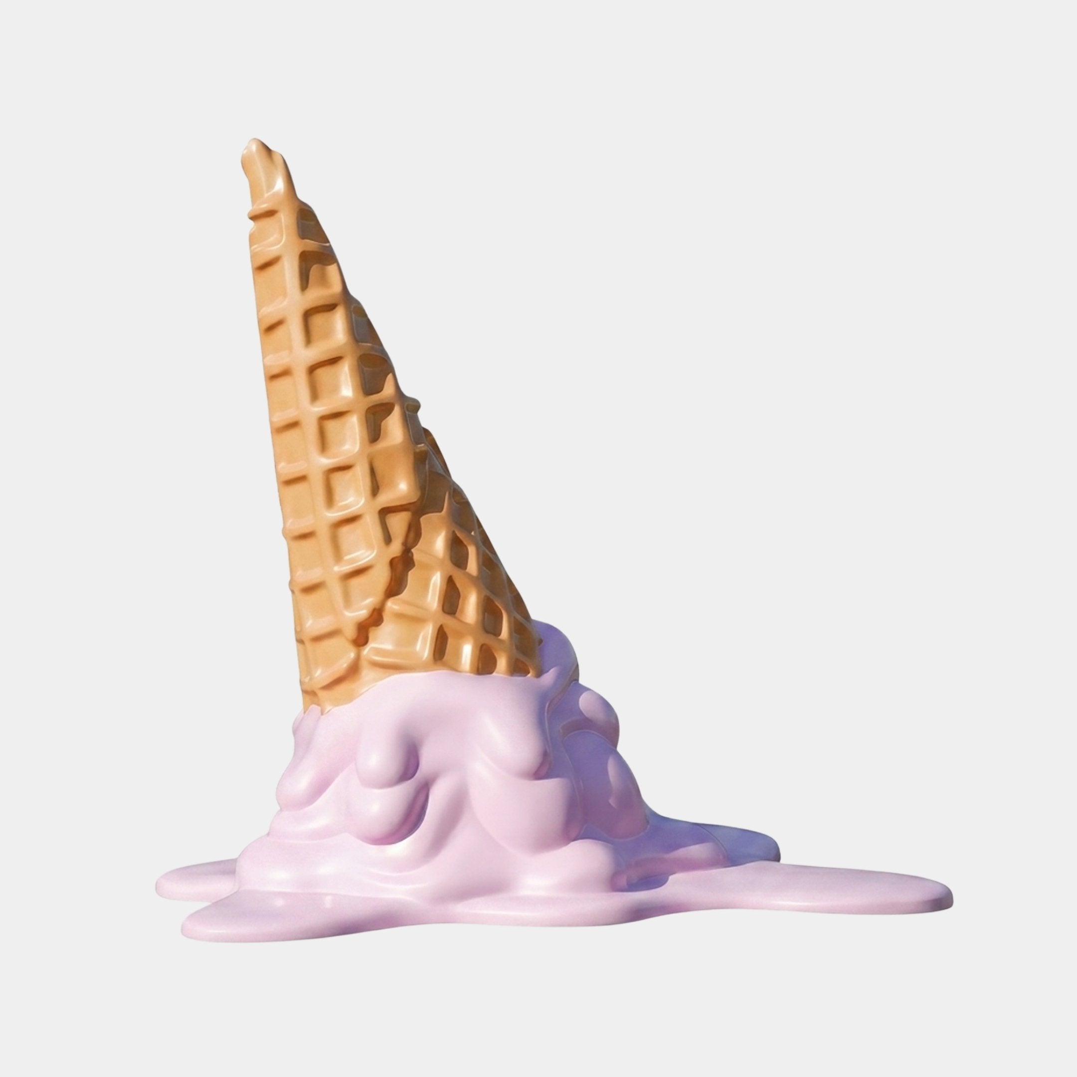 Carbis Pink & Cream Ice Cream Sculpture - 180cm