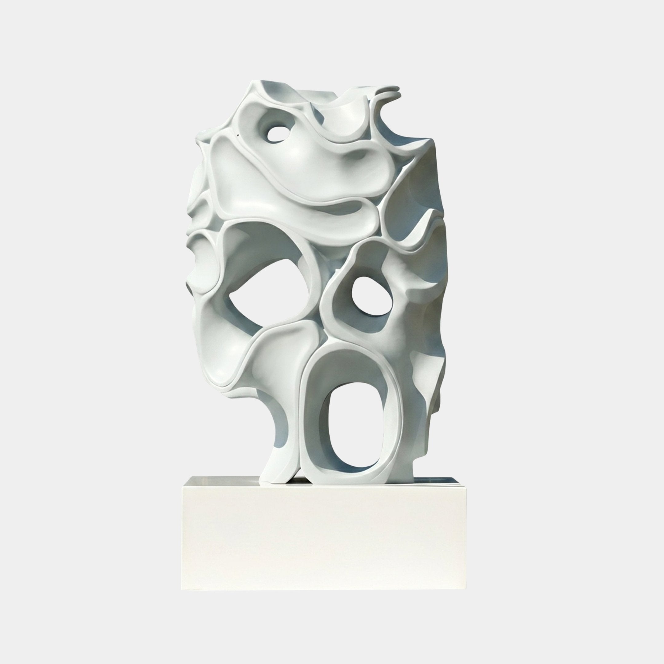 Orcheston White Abstract Sculpture - 175cm