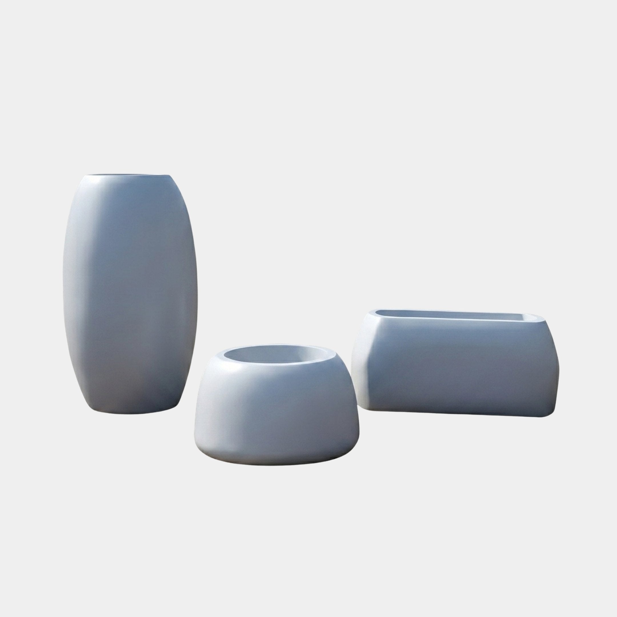 Brockley Grey Cylinder Vase - 102cm