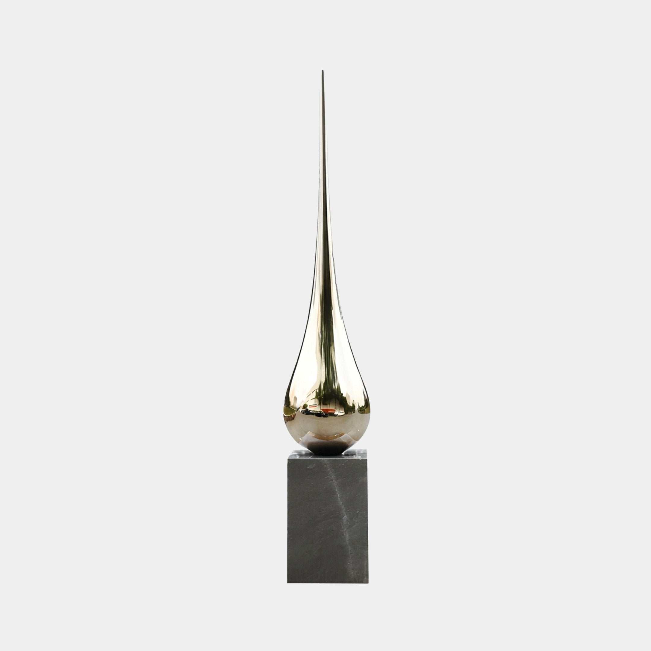 Dewdrop Gold Abstract Sculpture - 260cm