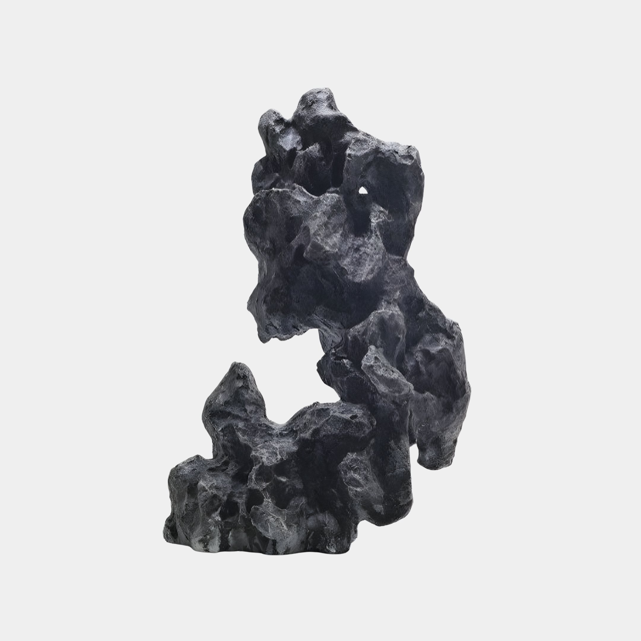 Scree Black & Grey Rock Sculpture - 63cm