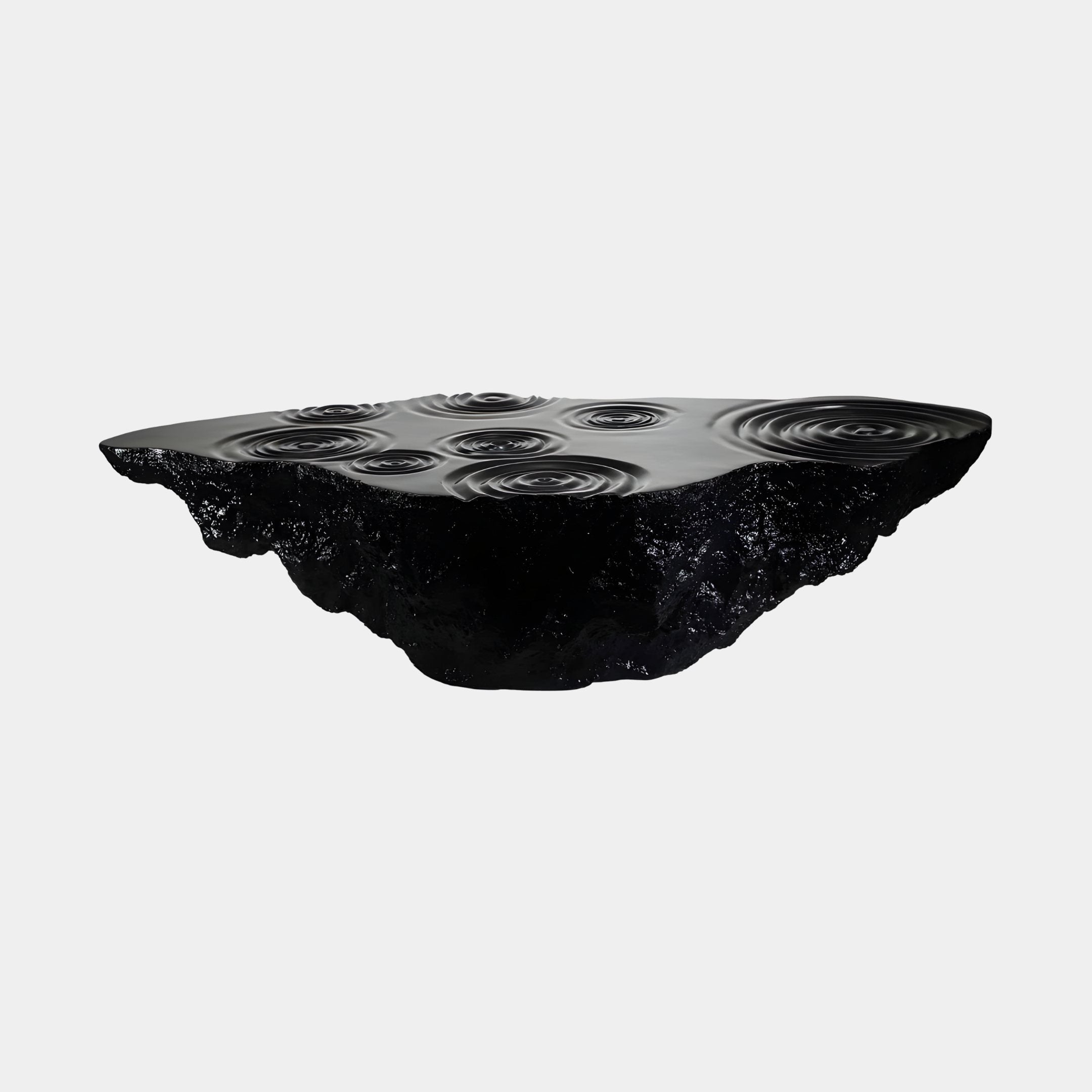 Petrichor Black Abstract Sculpture - 177cm