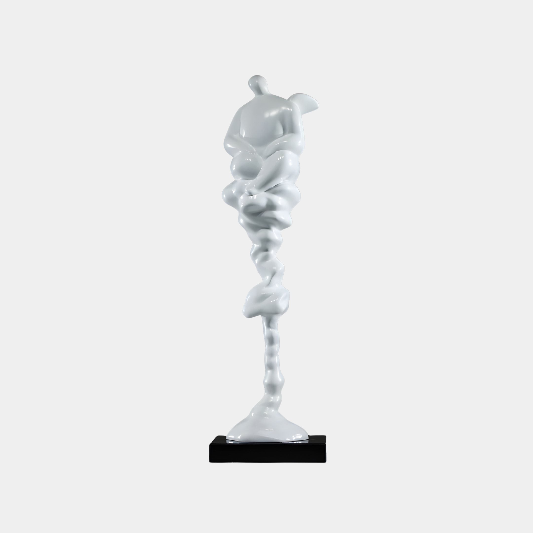 Spindrift Silver Abstract Sculpture - 84cm