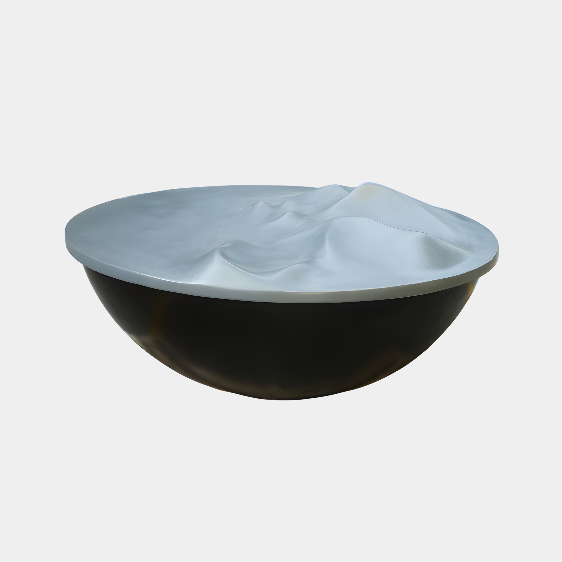 Tarn Black & Grey Bowl Sculpture - 130cm