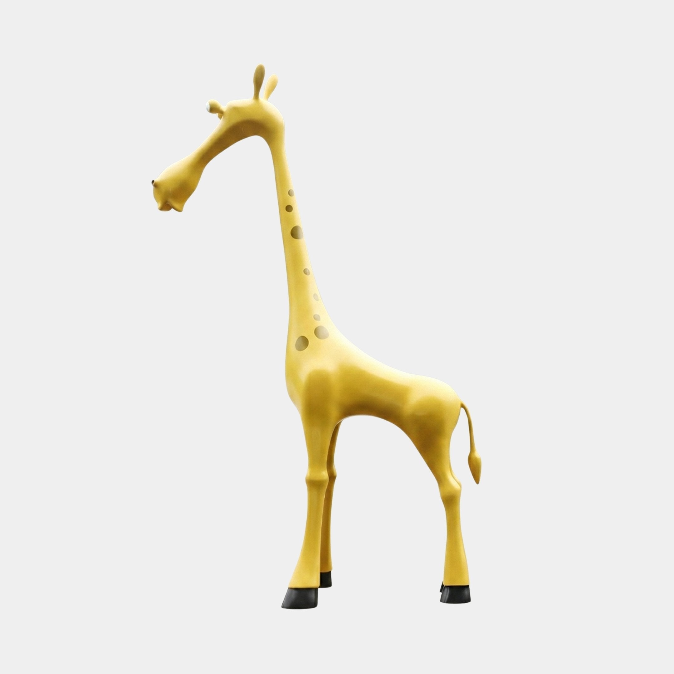 Savannah Yellow Giraffe Sculpture - 230cm