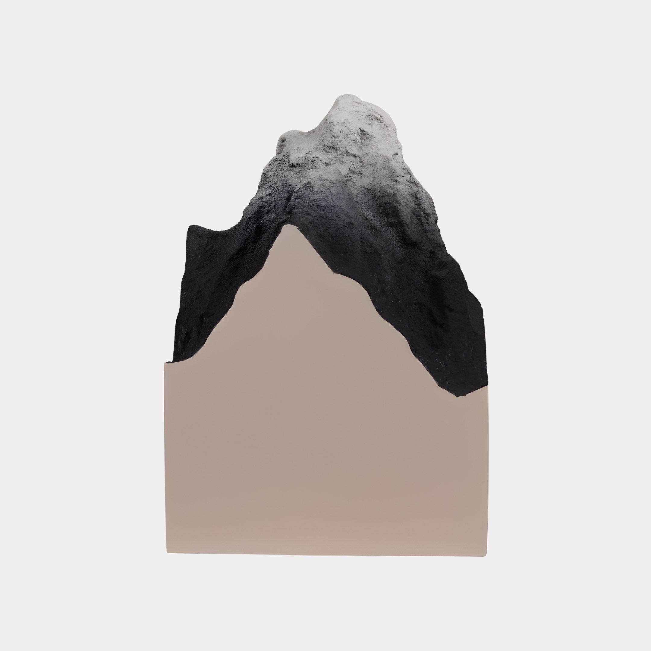 Massif Beige & Black Mountains Sculpture - 38cm