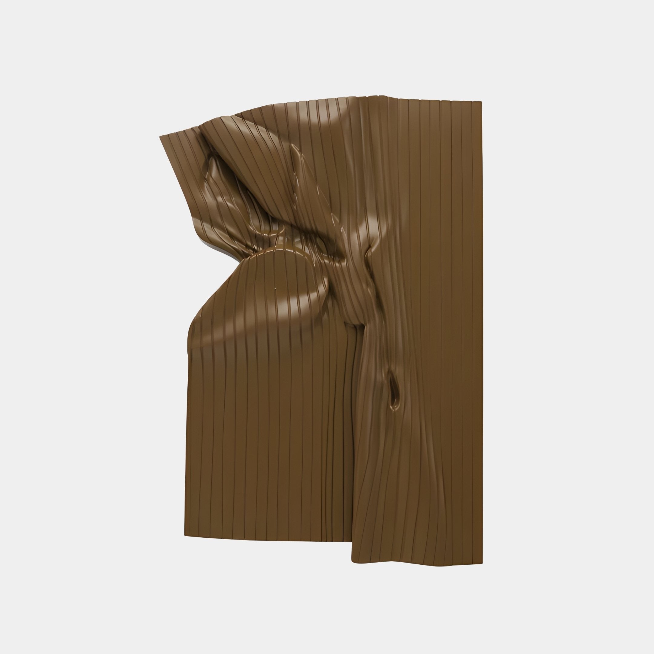 Pleat Bronze Abstract Sculpture - 70cm