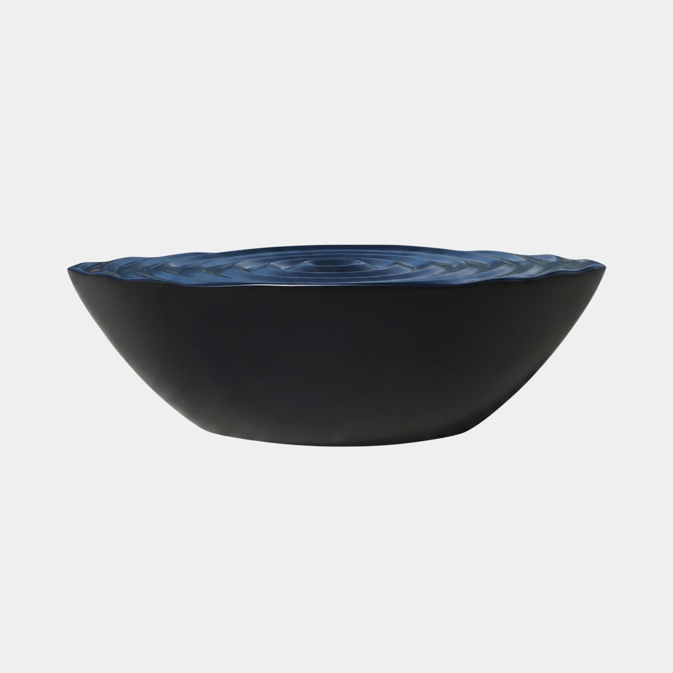 Abyss Blue Bowl Sculpture - 138cm