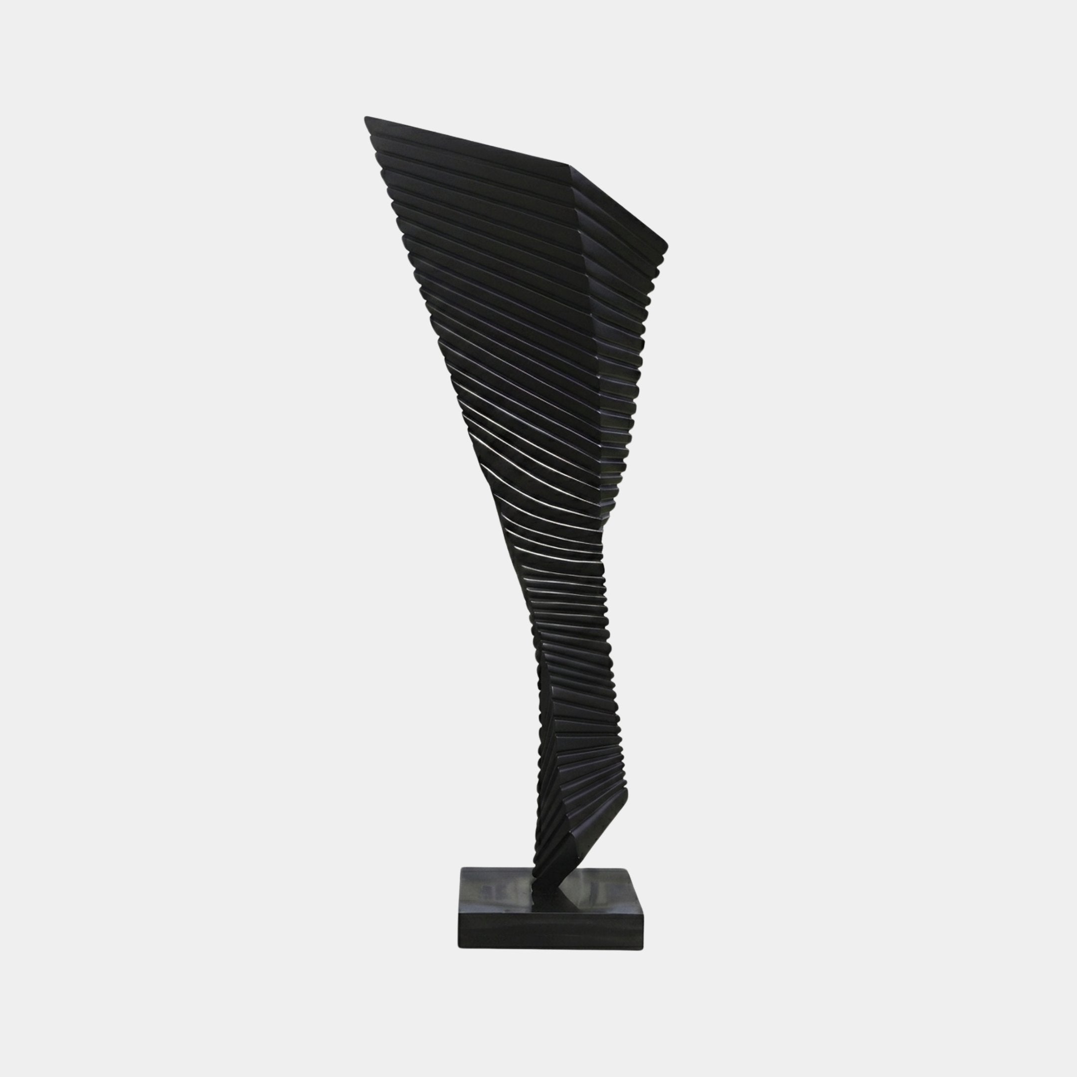 Quill Black Abstract Sculpture - 230cm