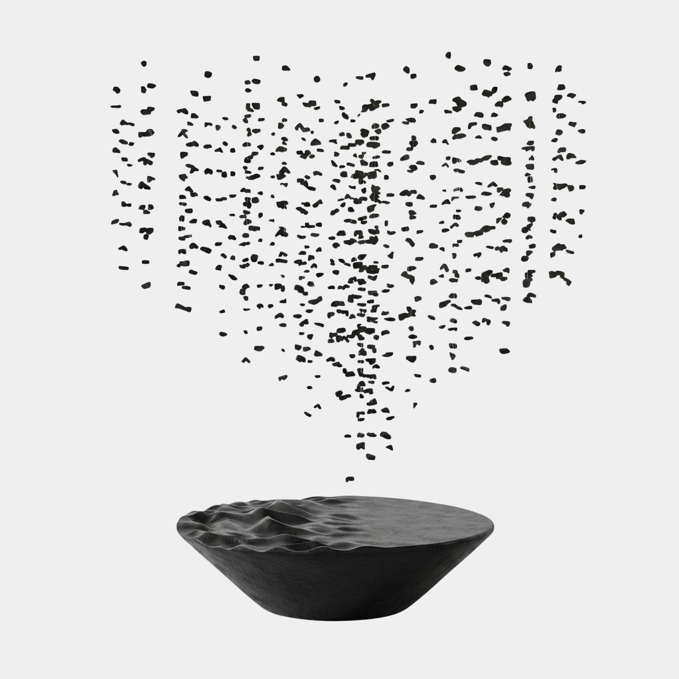Leviathan Black Bowl Sculpture - 400cm
