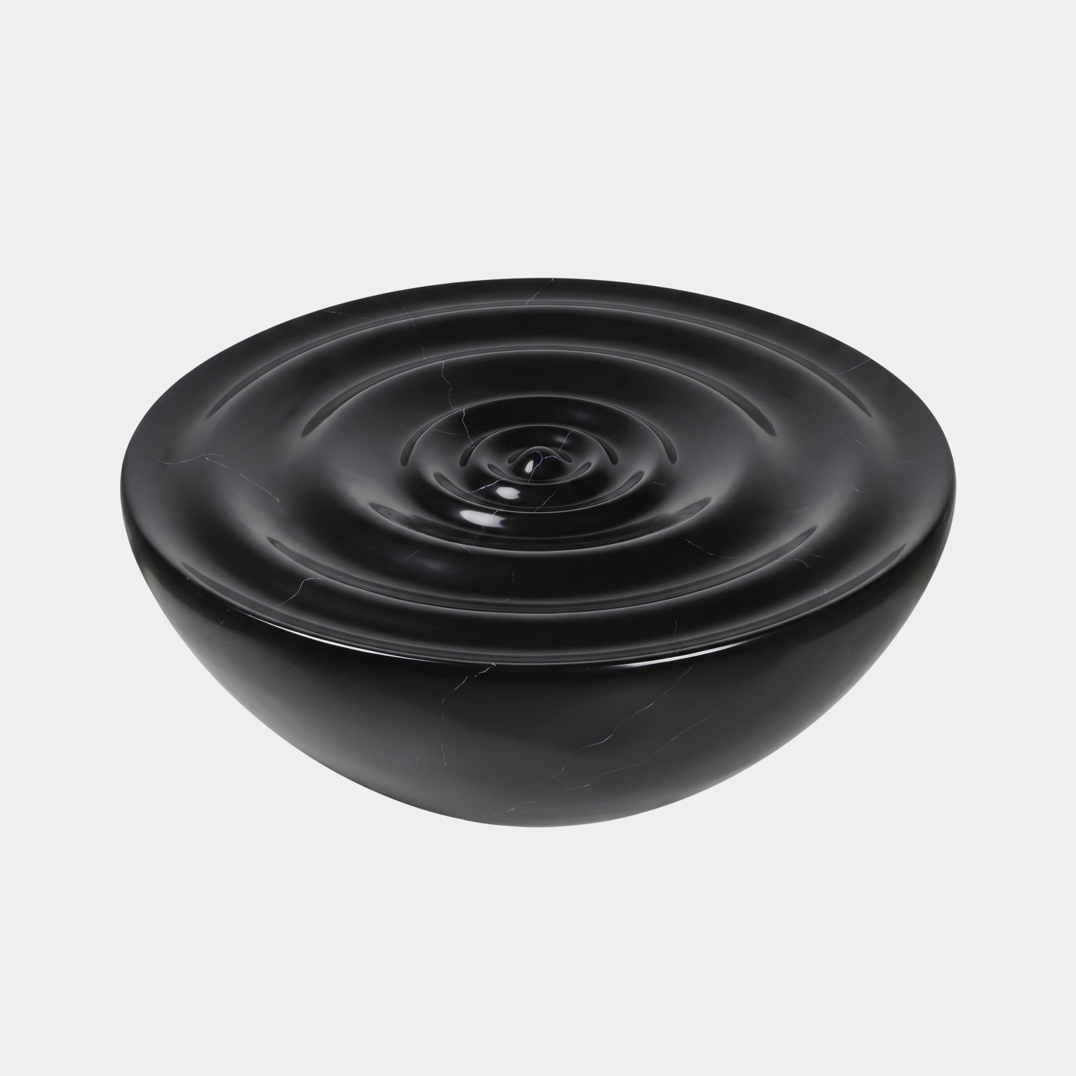 Wake Black Abstract Sculpture - 100cm