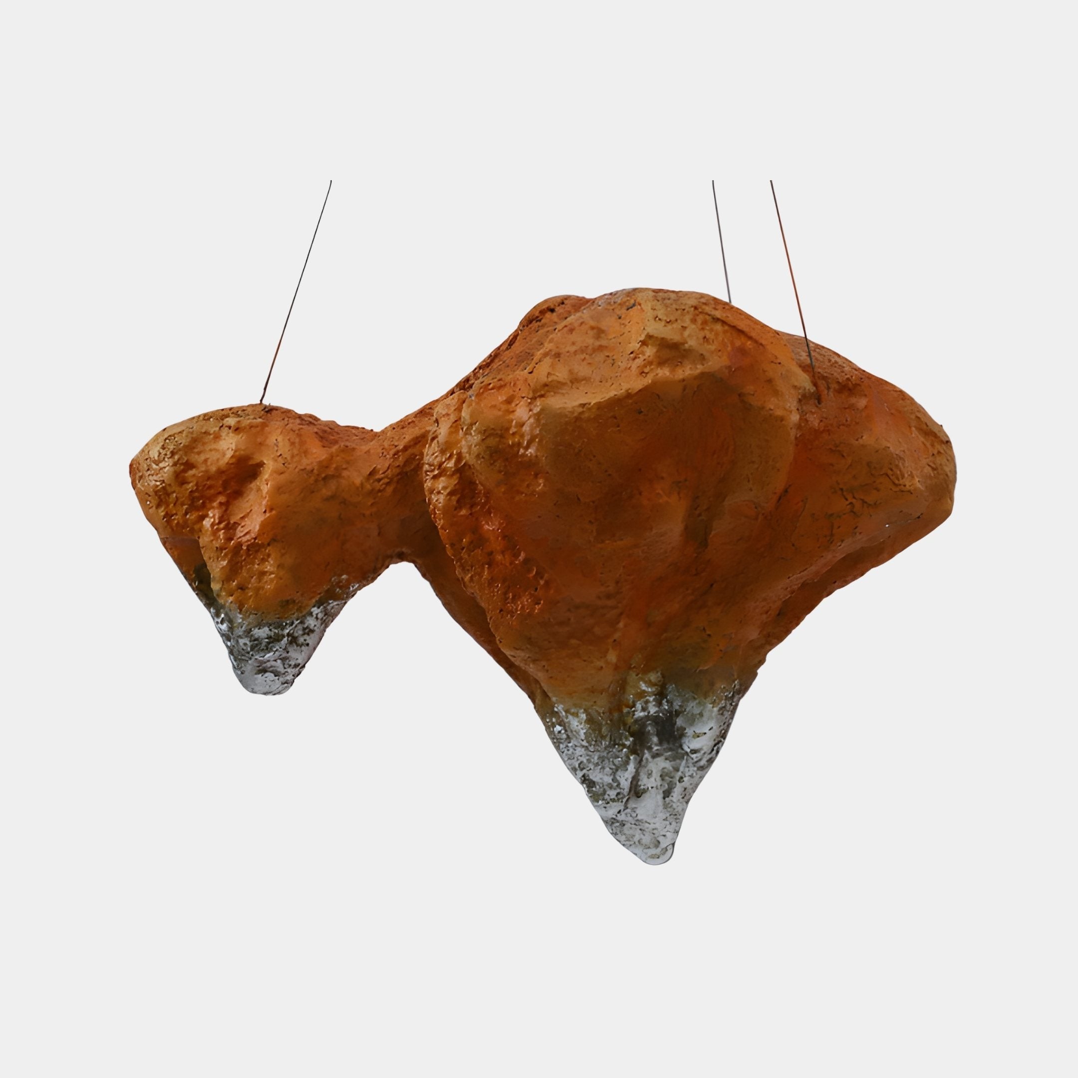 Ironstone Brown & Orange Rock Sculpture - 56cm