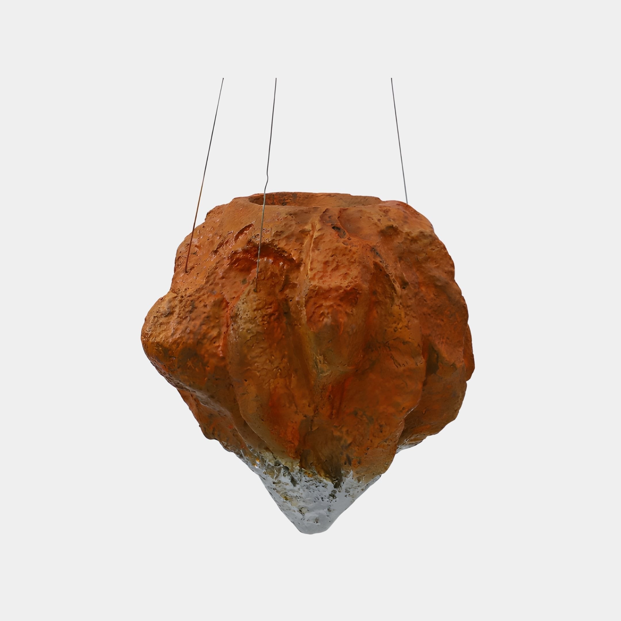 Ochre Brown & Orange Rock Sculpture - 56cm