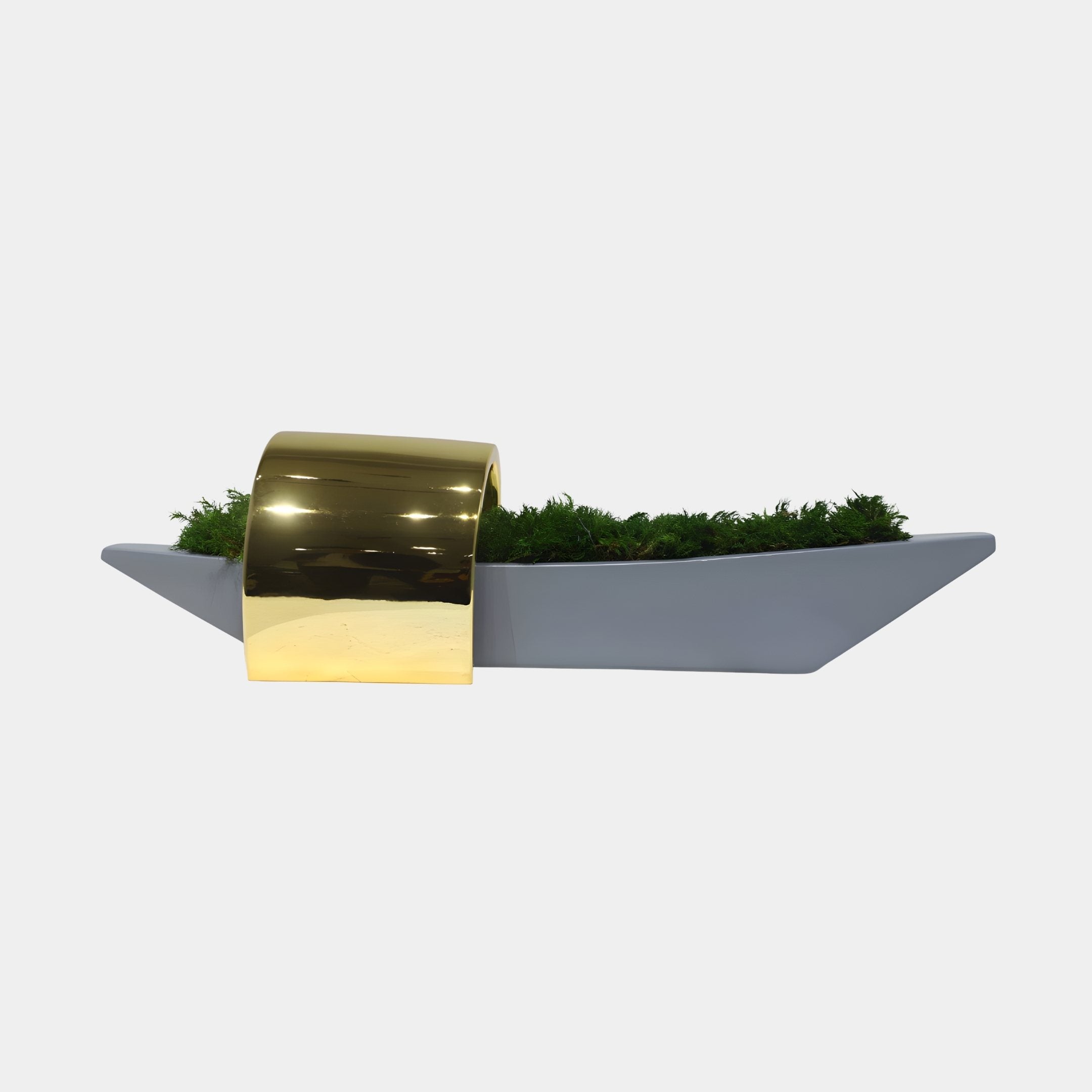 Aurora Gold Abstract Sculpture - 50cm