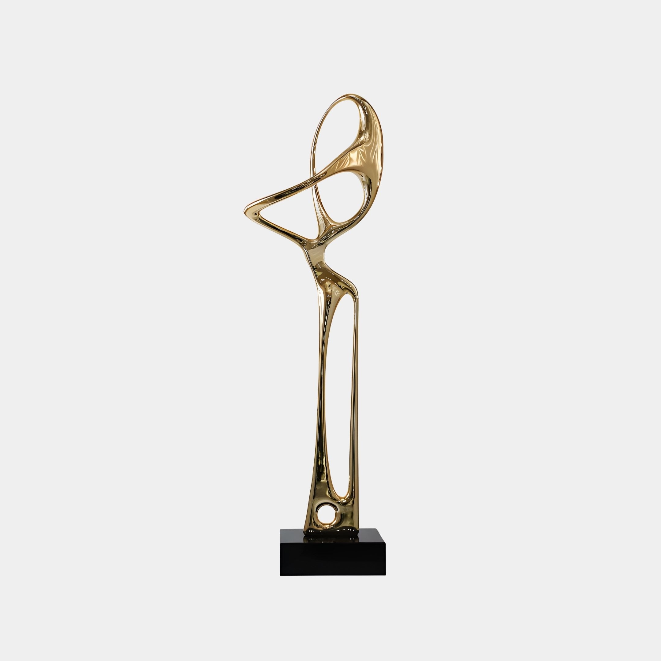 Pollux Gold Abstract Sculpture - 160cm