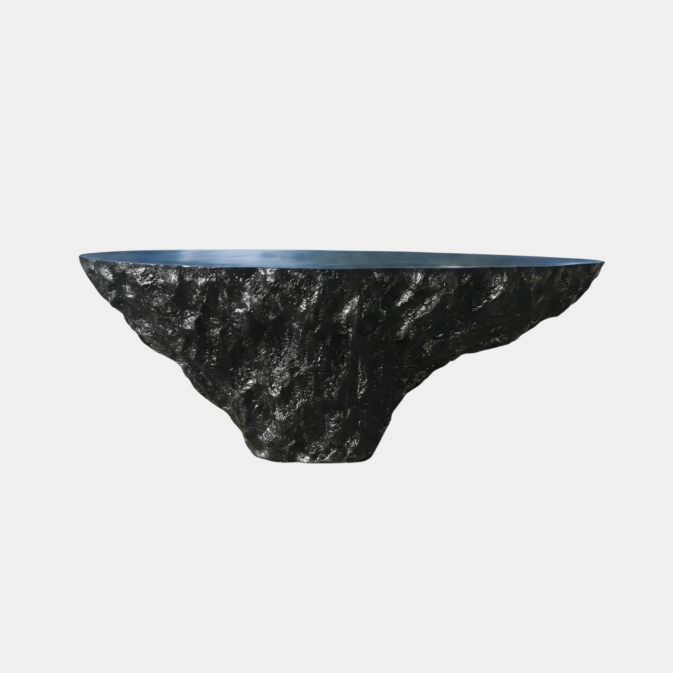 Trench Black Bowl Sculpture - 200cm