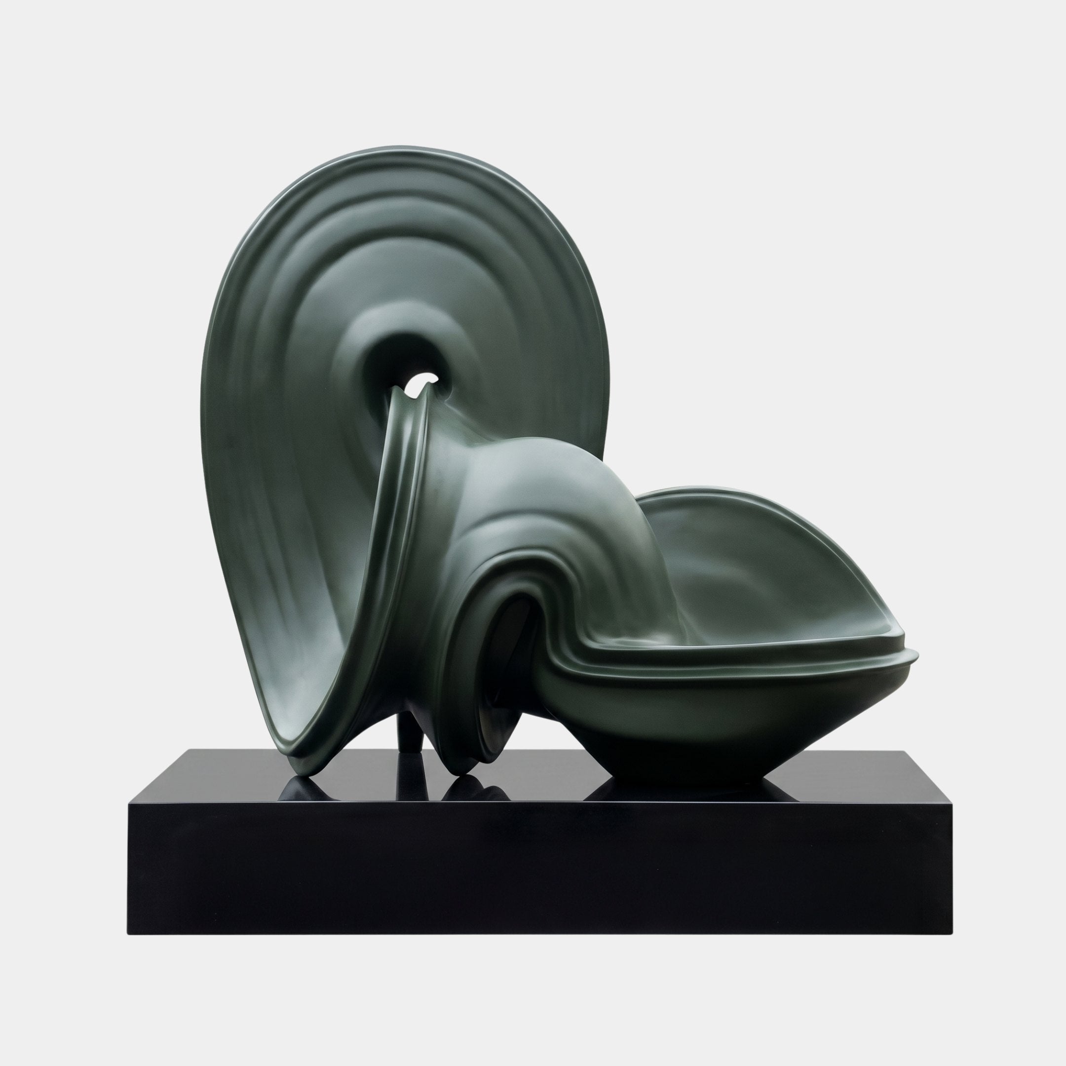 Antlia Green Abstract Sculpture - 125cm