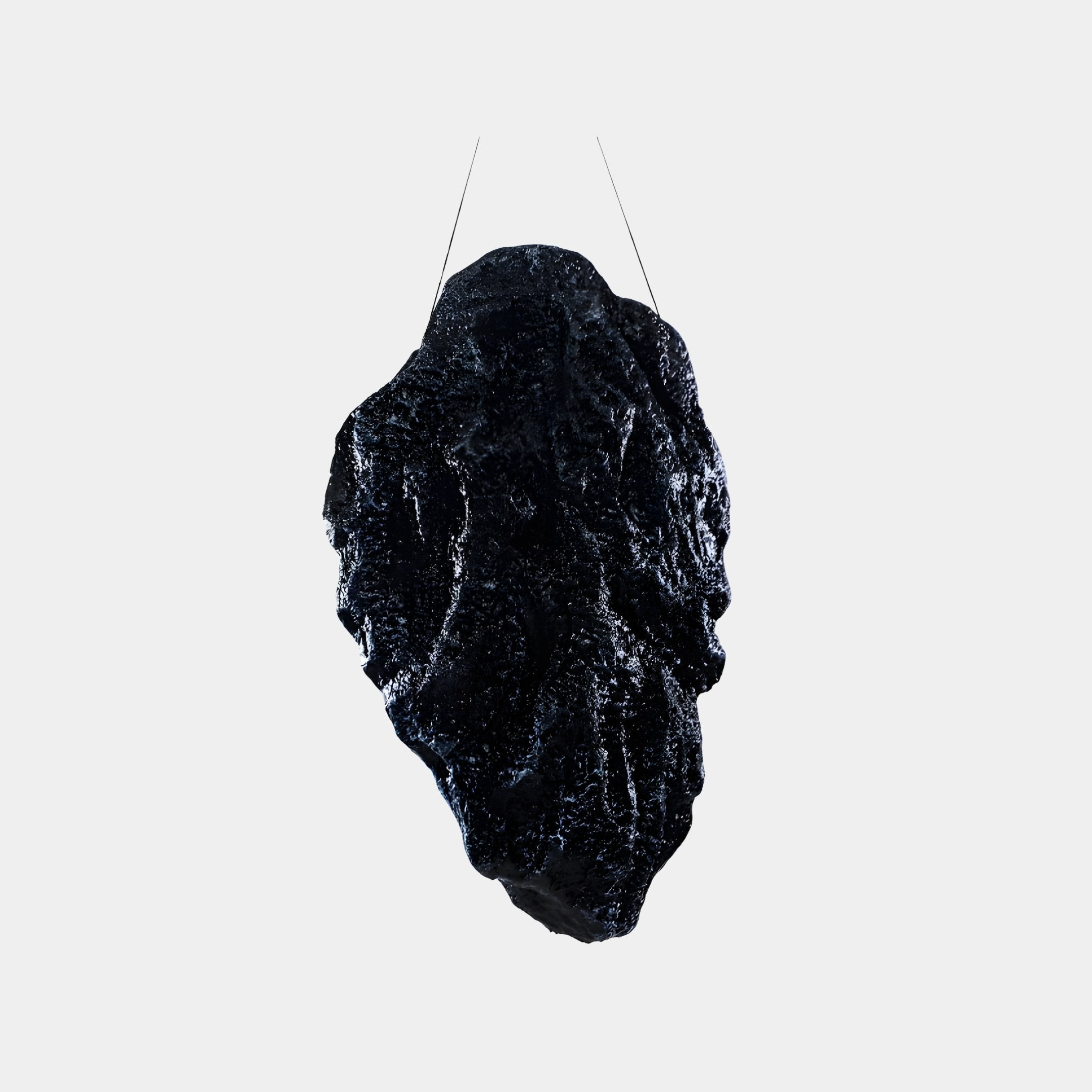 Lacerta Black Rock Sculpture - 90cm
