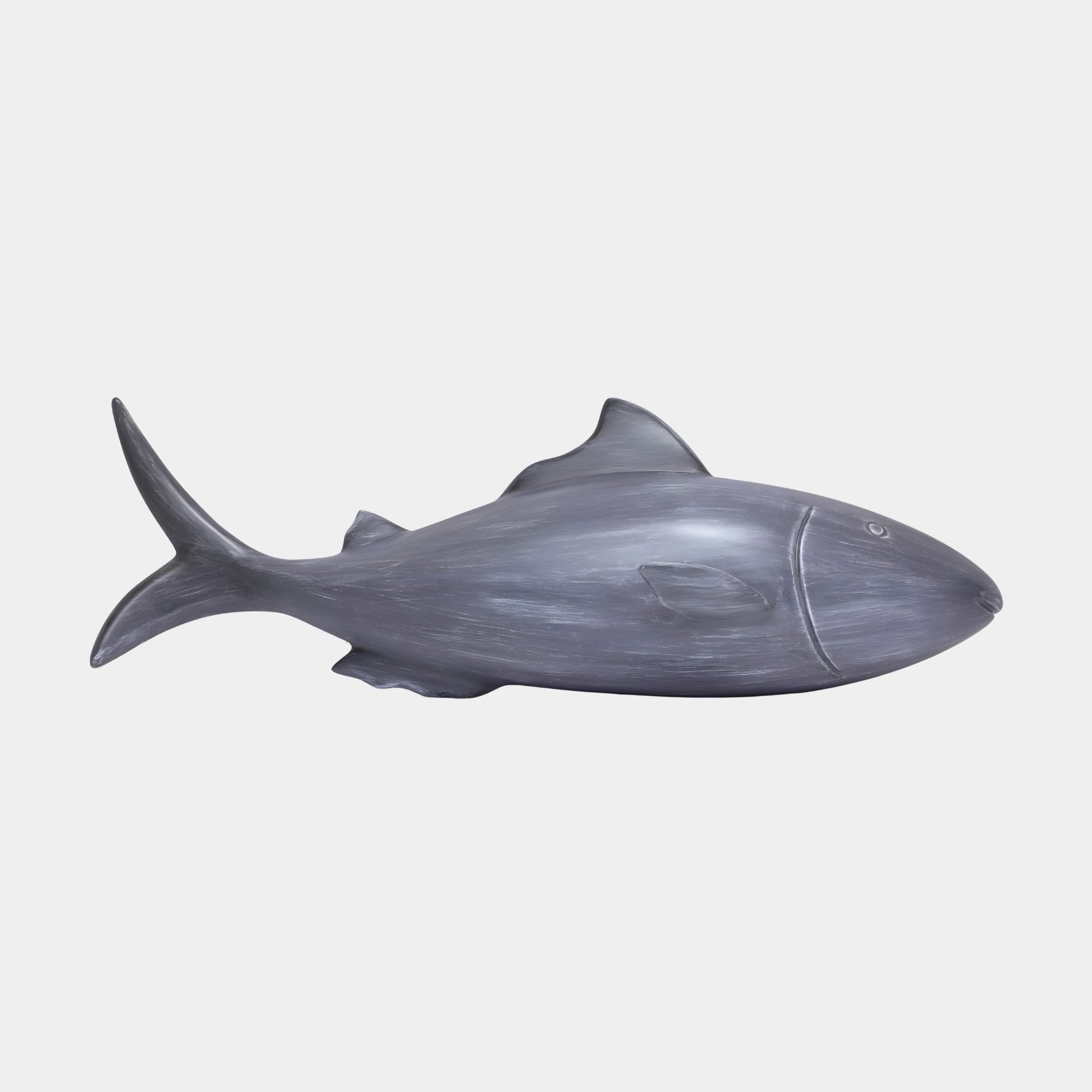 Mica Grey Shark Sculpture - 120cm
